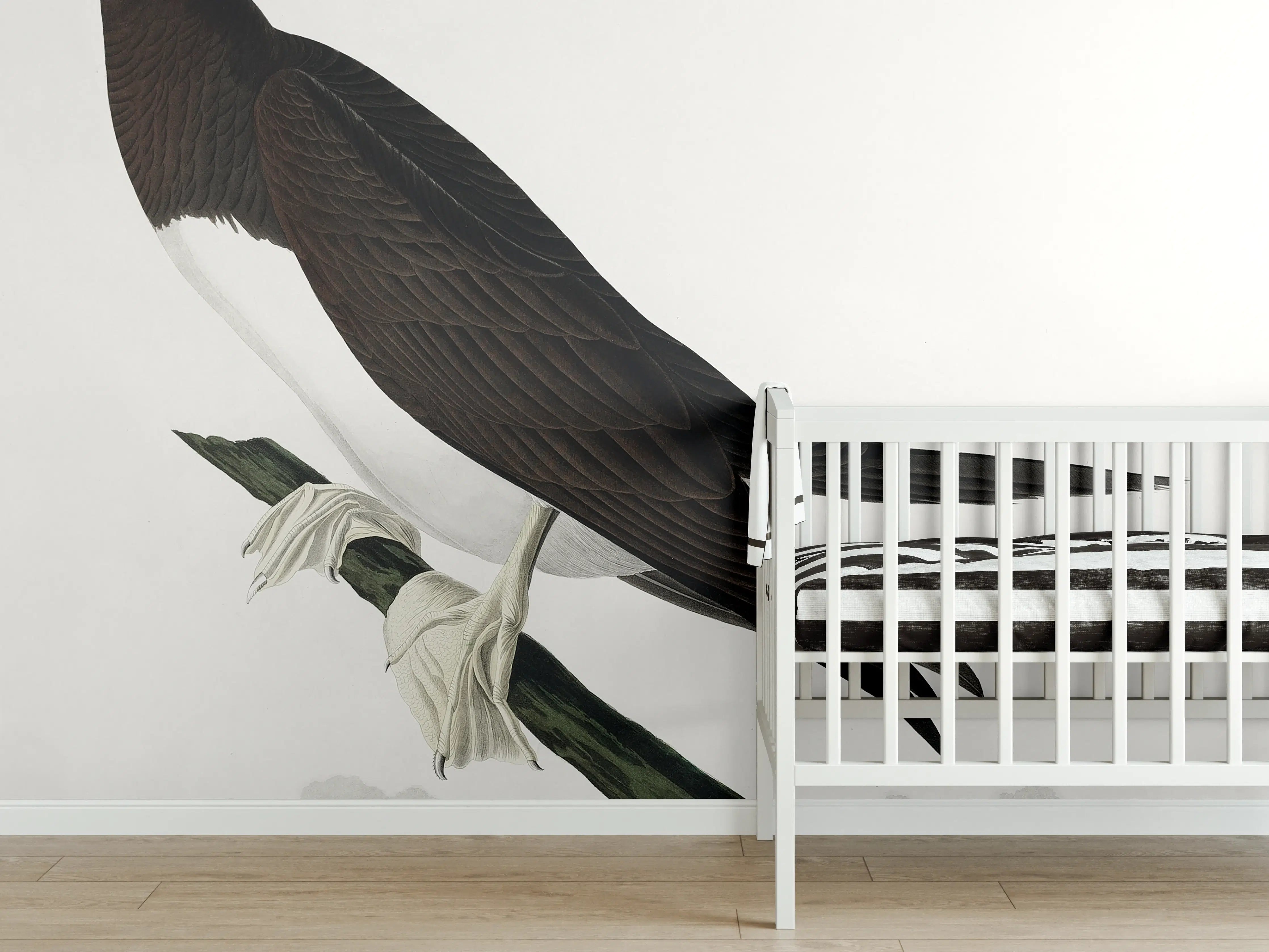Babyzimmer Wandgestaltung - Vogel Portrait - Robert Havel