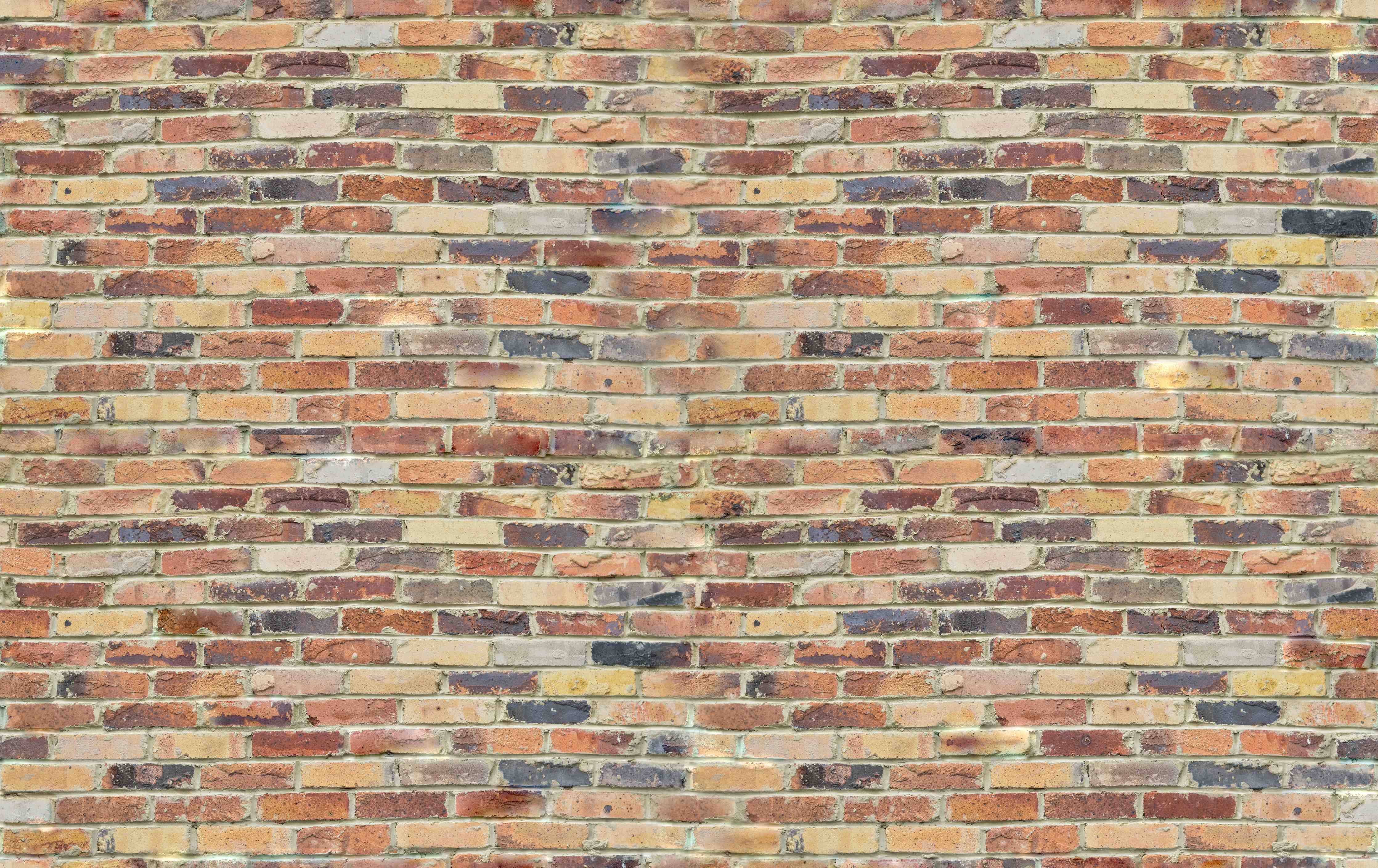 Babyzimmer Wandgestaltung-Wand aus farbigen Ziegeln