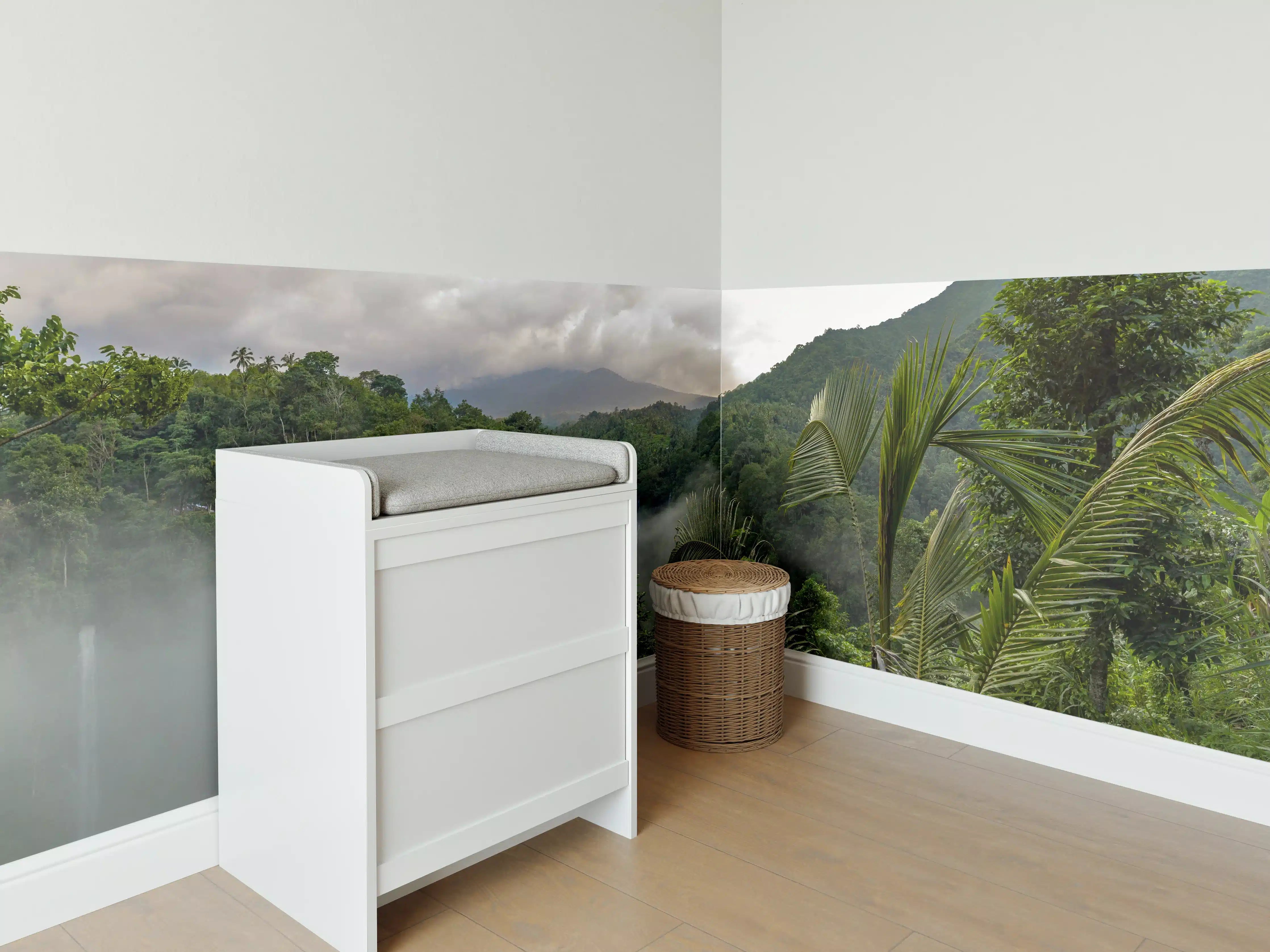 Babyzimmer Wandgestaltung - Wasserfälle im Regenwald 2