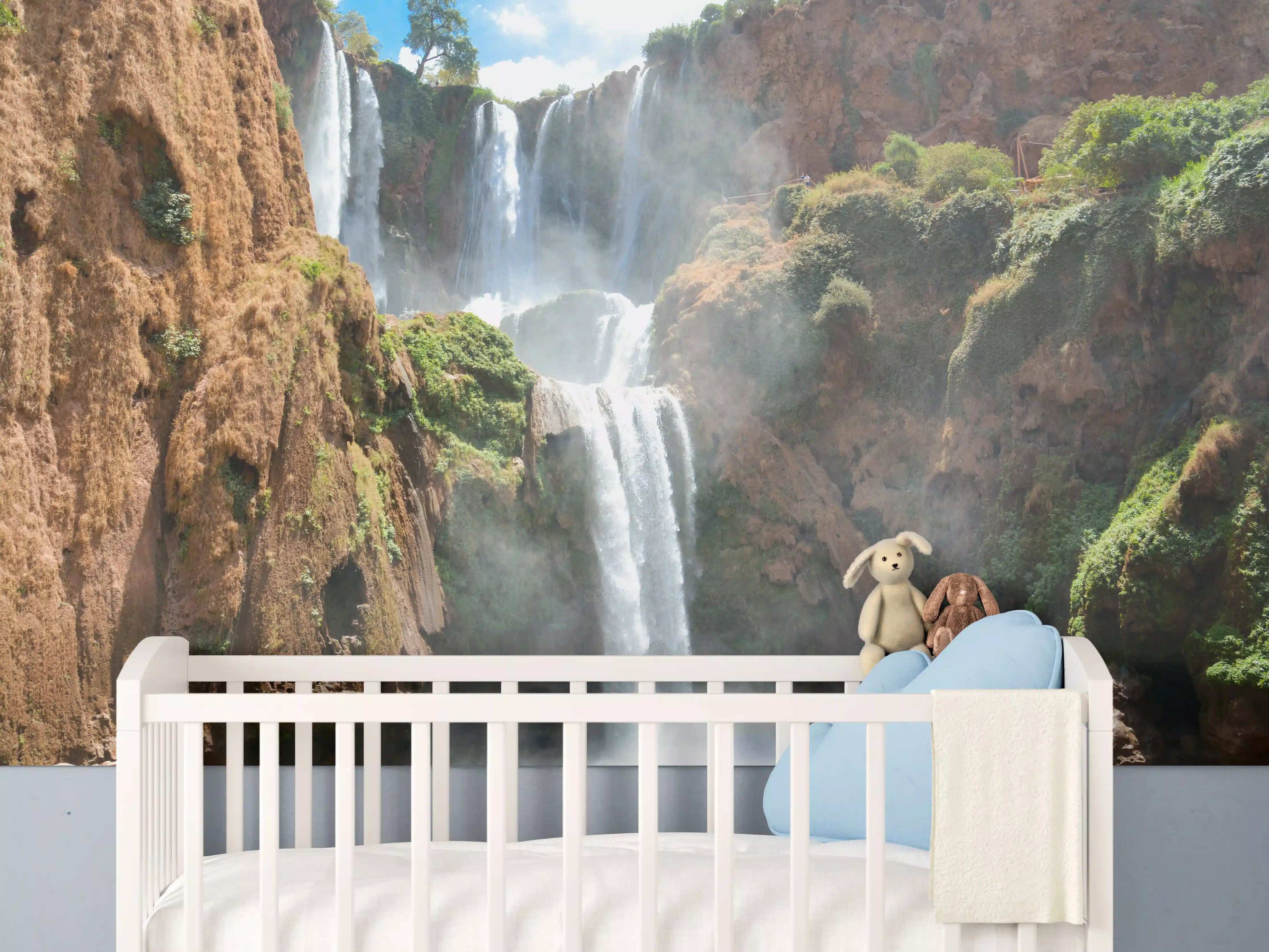 Babyzimmer Wandgestaltung - Wasserfälle von Ouzoud