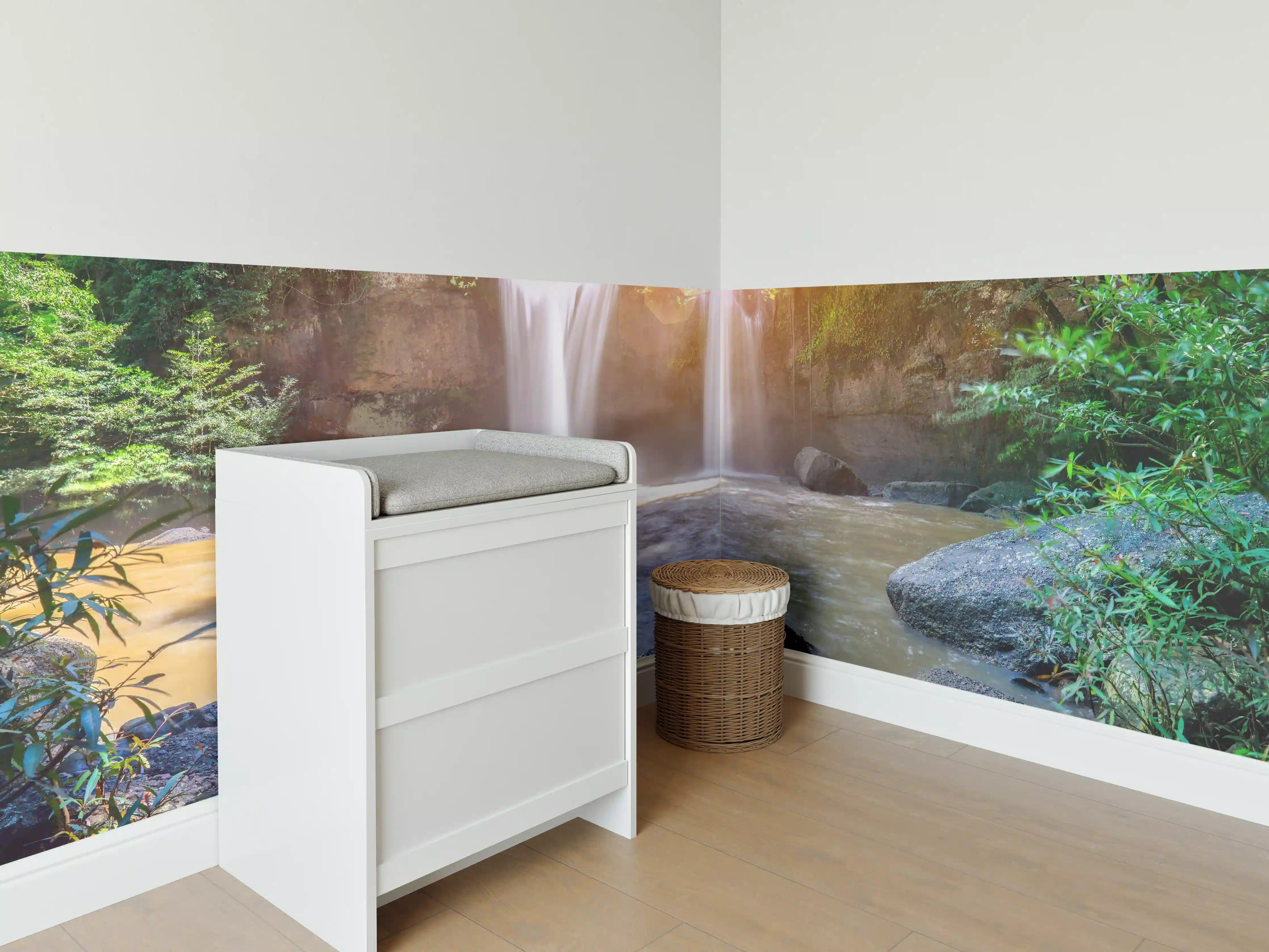 Babyzimmer Wandgestaltung - Wasserfall in Malaysia - Asien