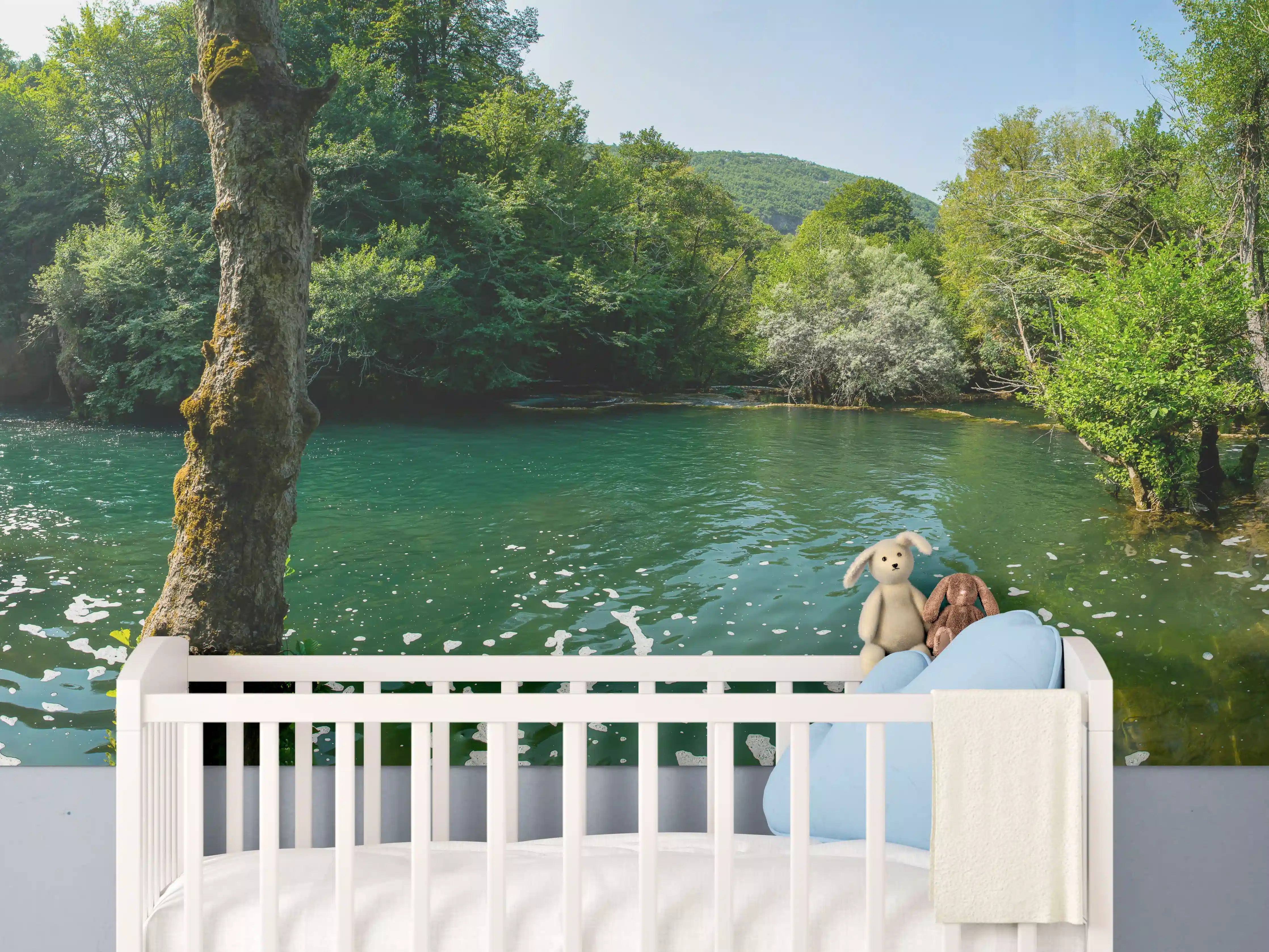 Babyzimmer Wandgestaltung - Wasserfall von Martin Brod - Bosnien