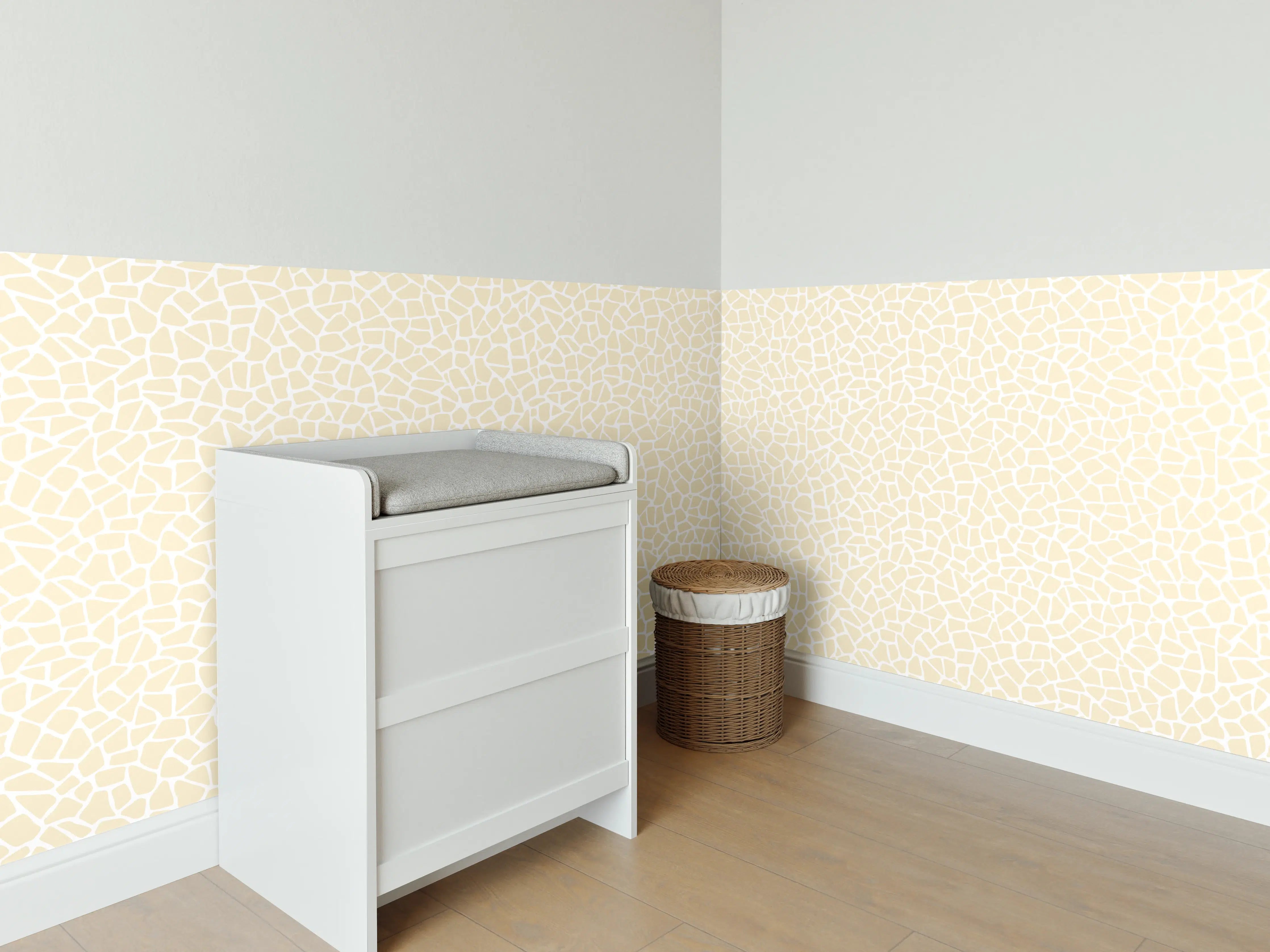 Babyzimmer Wandgestaltung - Weiß-Avorio-Fliesen für elegante Räume