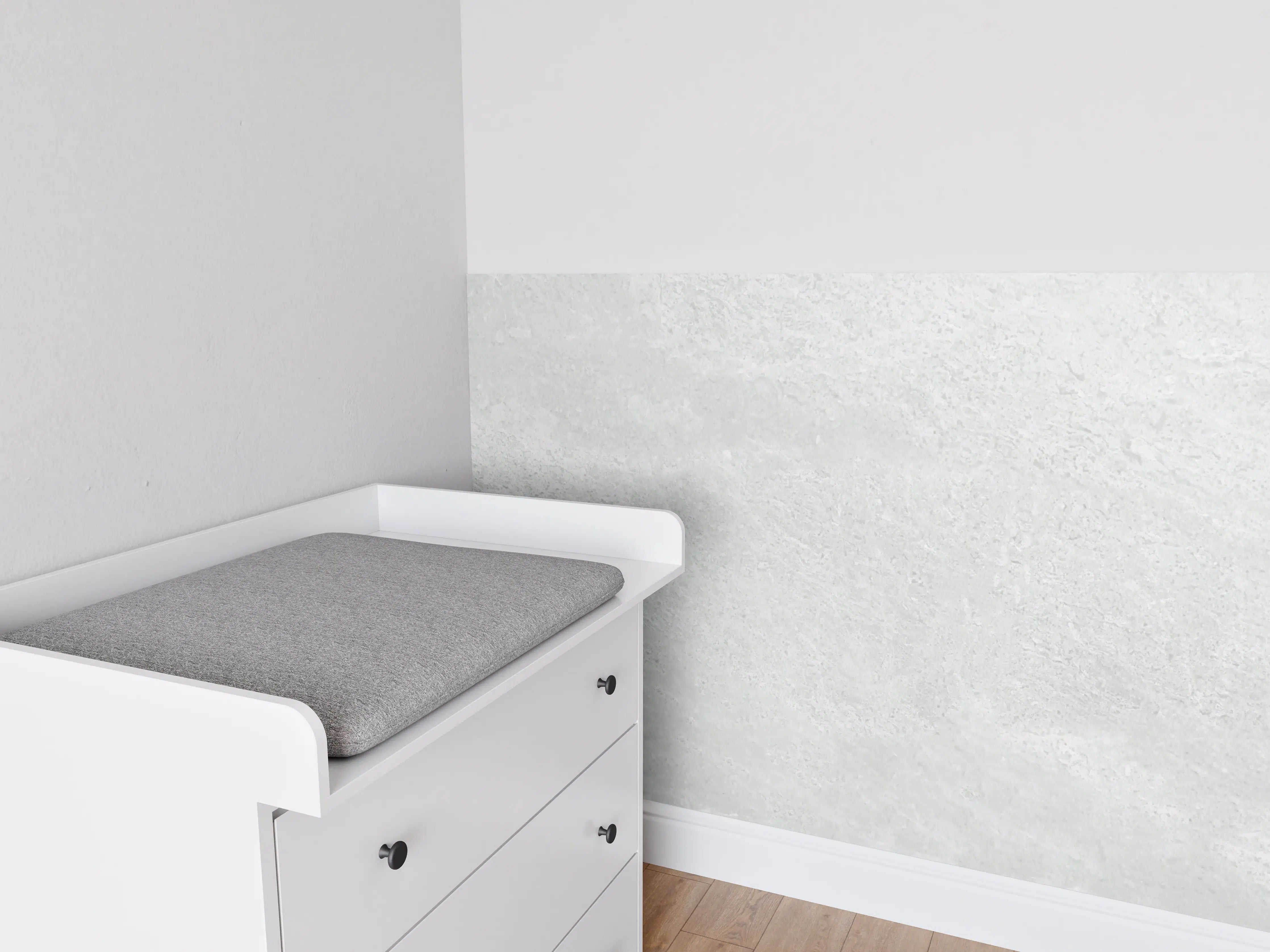 Babyzimmer Wandgestaltung - Weiße Licht Marmor Textur