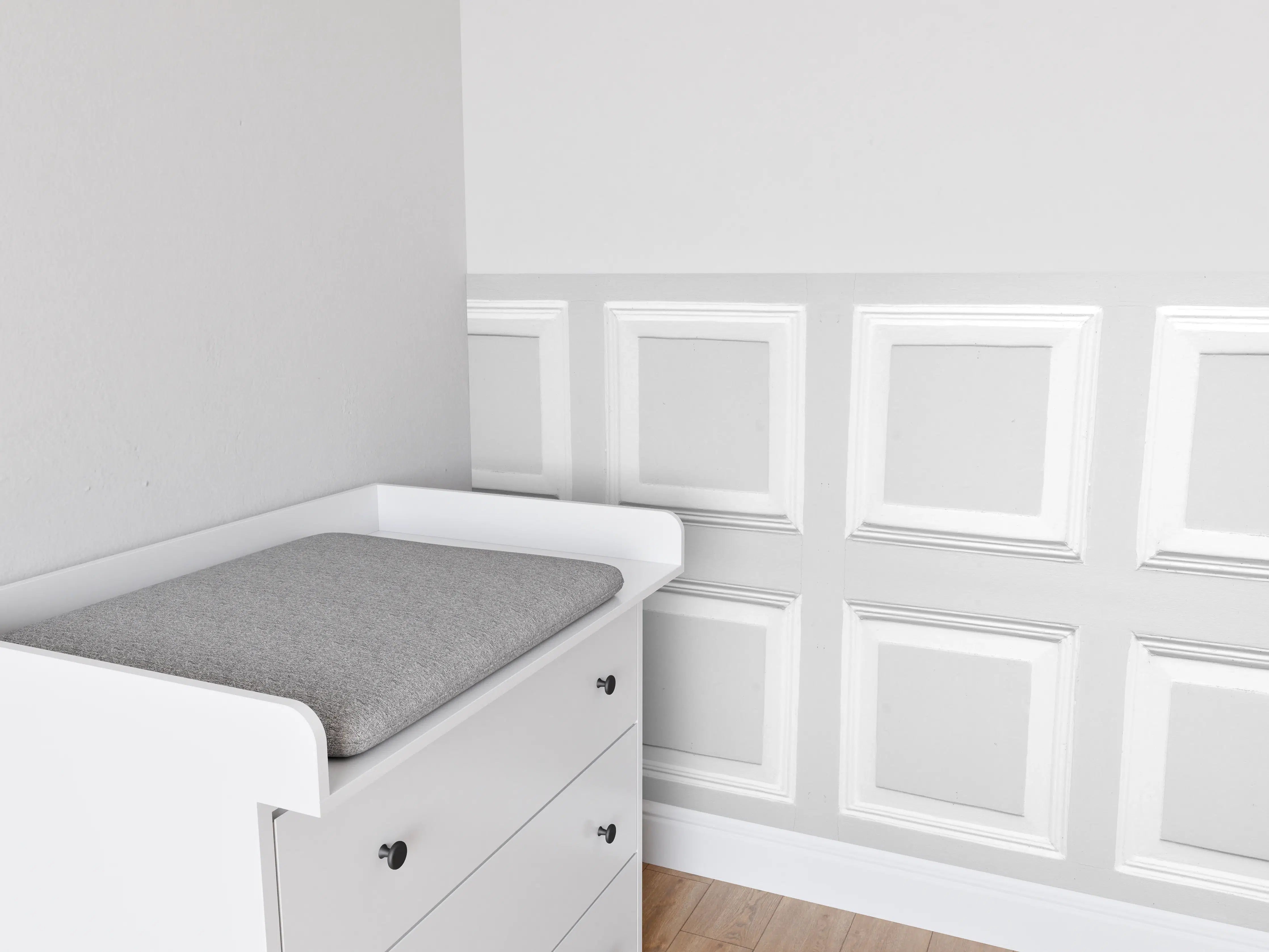Babyzimmer Wandgestaltung - Weiße Quadratische Tür Textur
