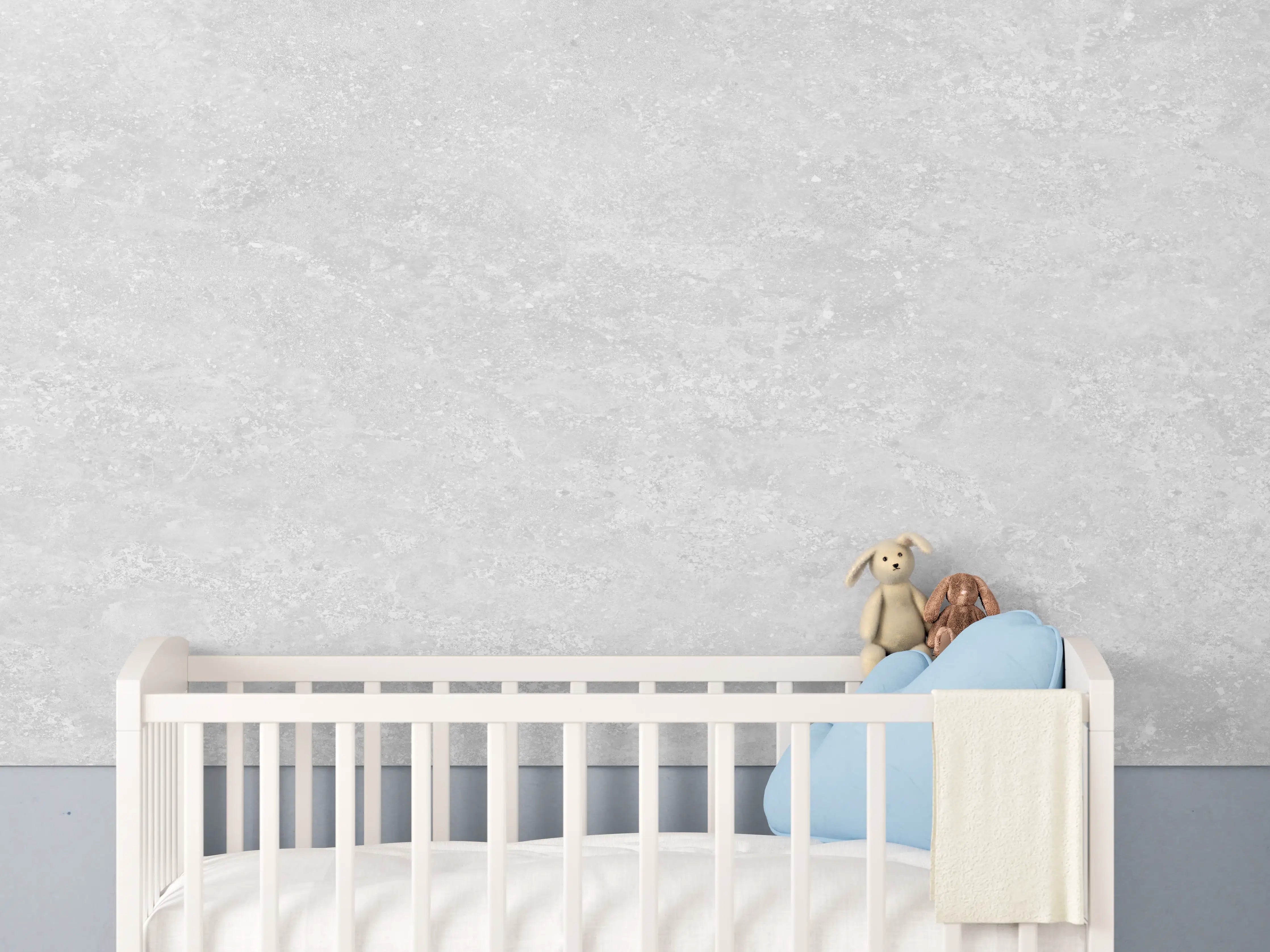 Babyzimmer Wandgestaltung - Weißer Hintergrund Marmor Wand Textur für Design Kunstwerk
