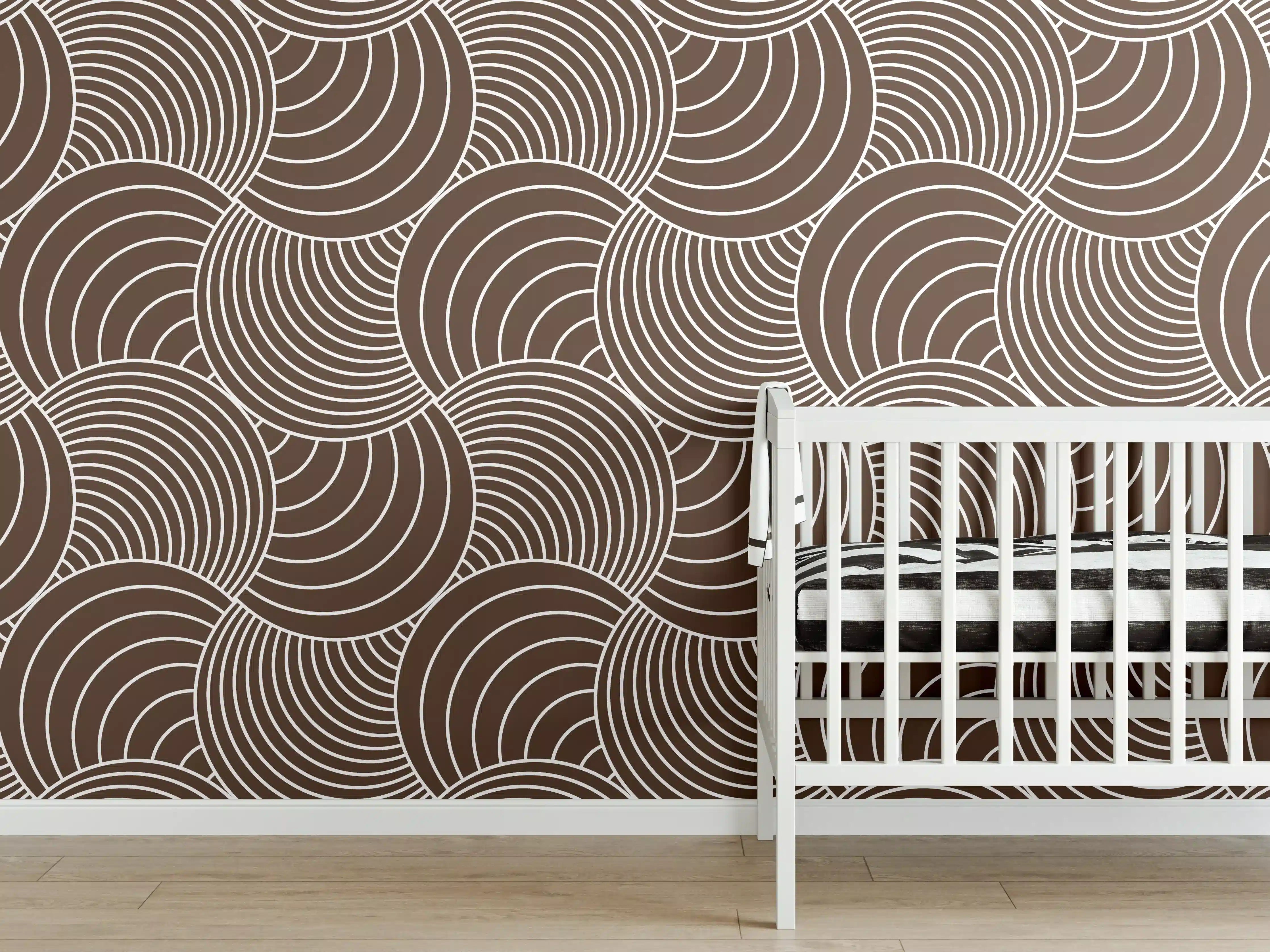 Babyzimmer Wandgestaltung - Weißer Marmor mit eleganten Graunuancen und Textur