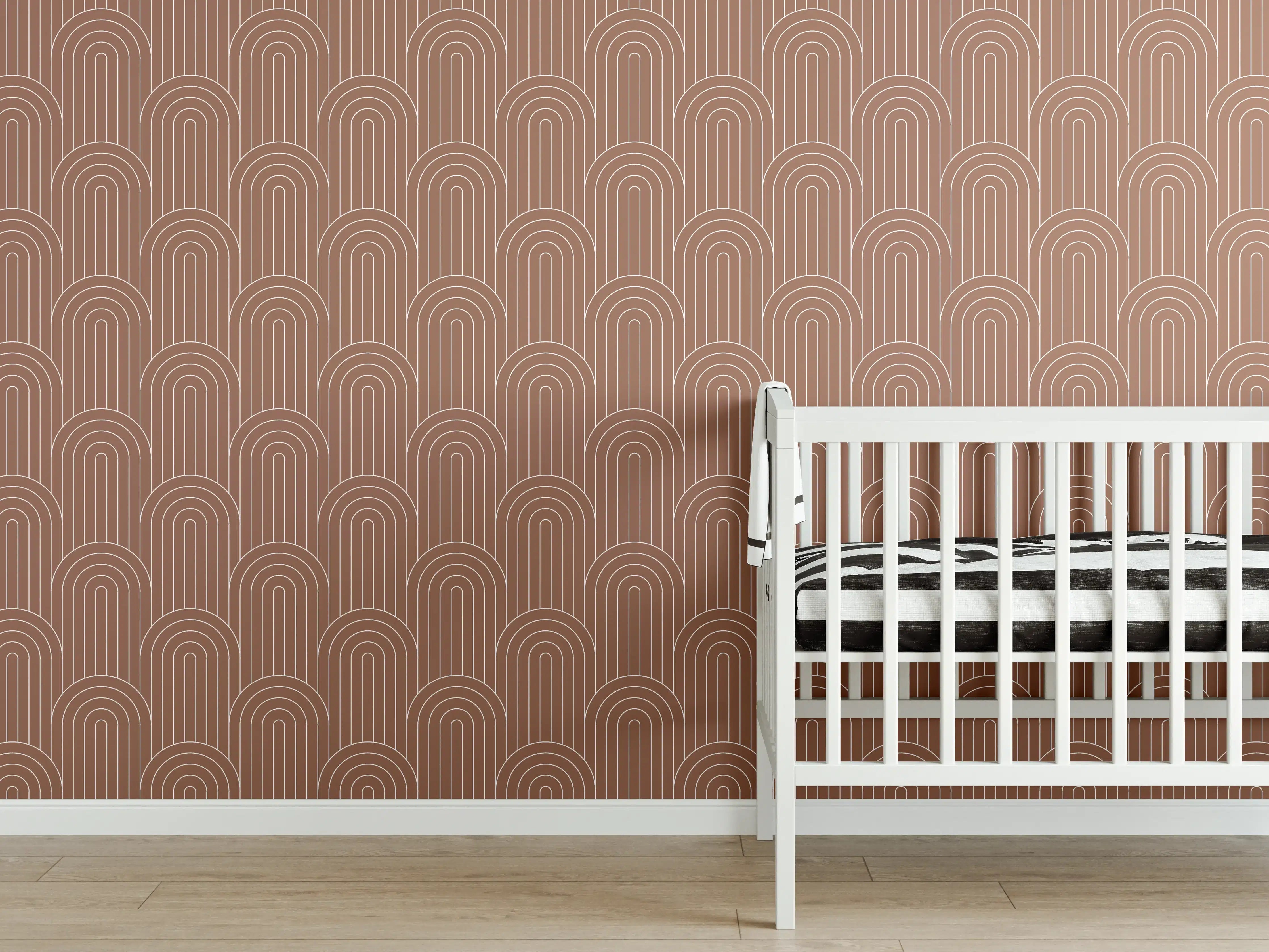 Babyzimmer Wandgestaltung - Weißer Marmor mit feinen Grau-Nuancen und eleganter Textur