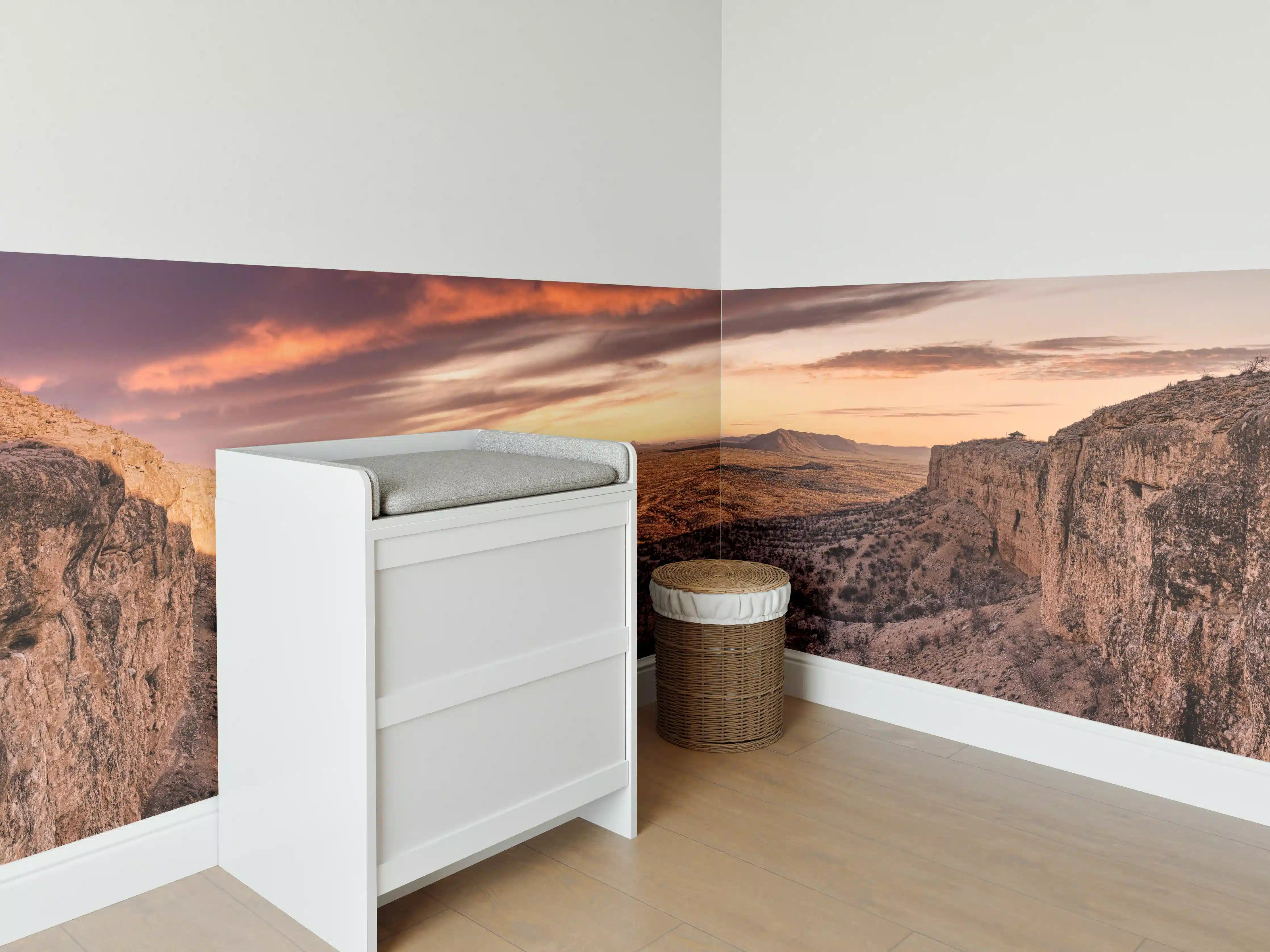Babyzimmer Wandgestaltung - Wüstenblick auf Vingerklip Lodge - Nambia Damaraland