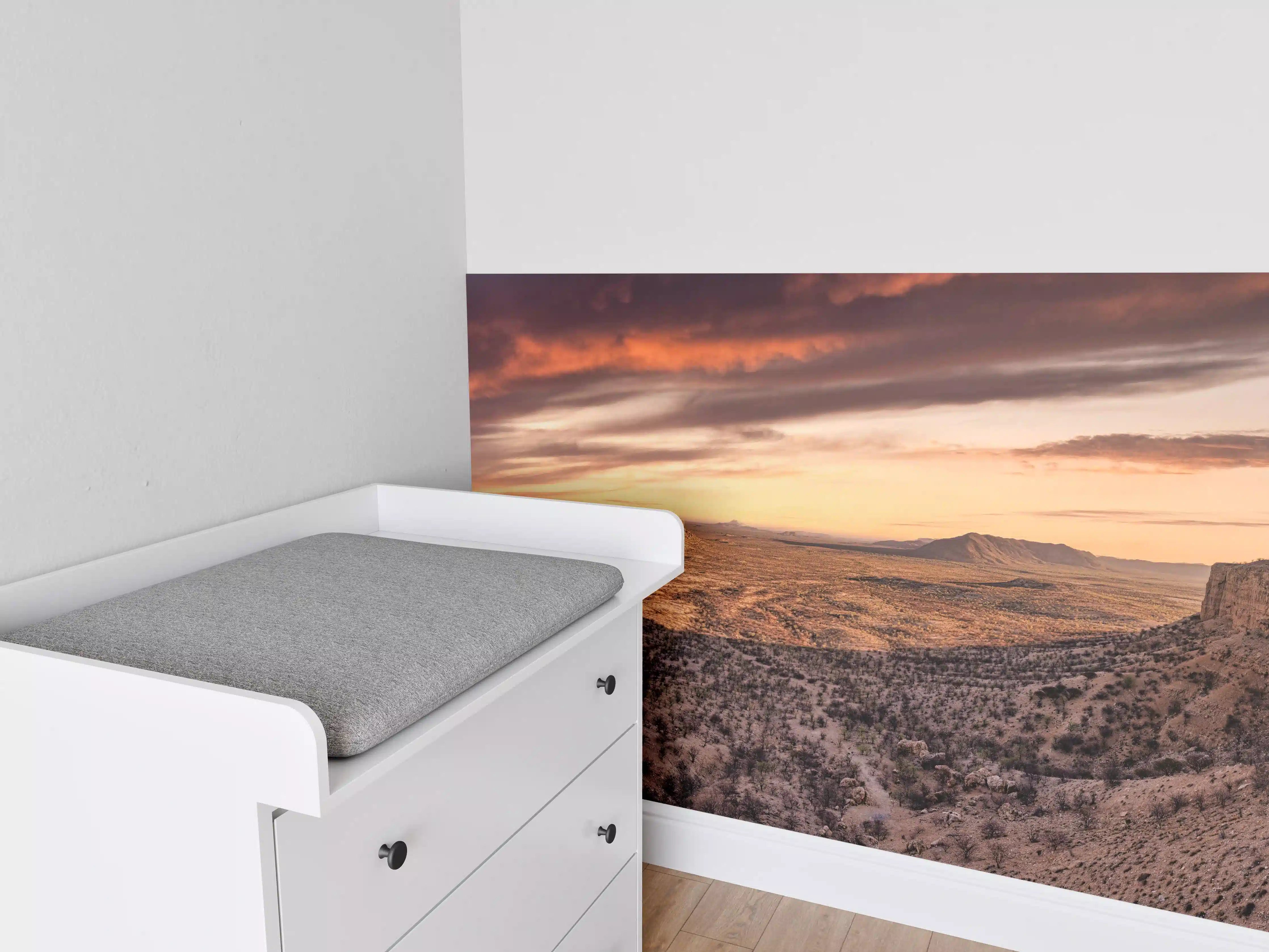 Babyzimmer Wandgestaltung - Wüstenblick auf Vingerklip Lodge - Nambia Damaraland