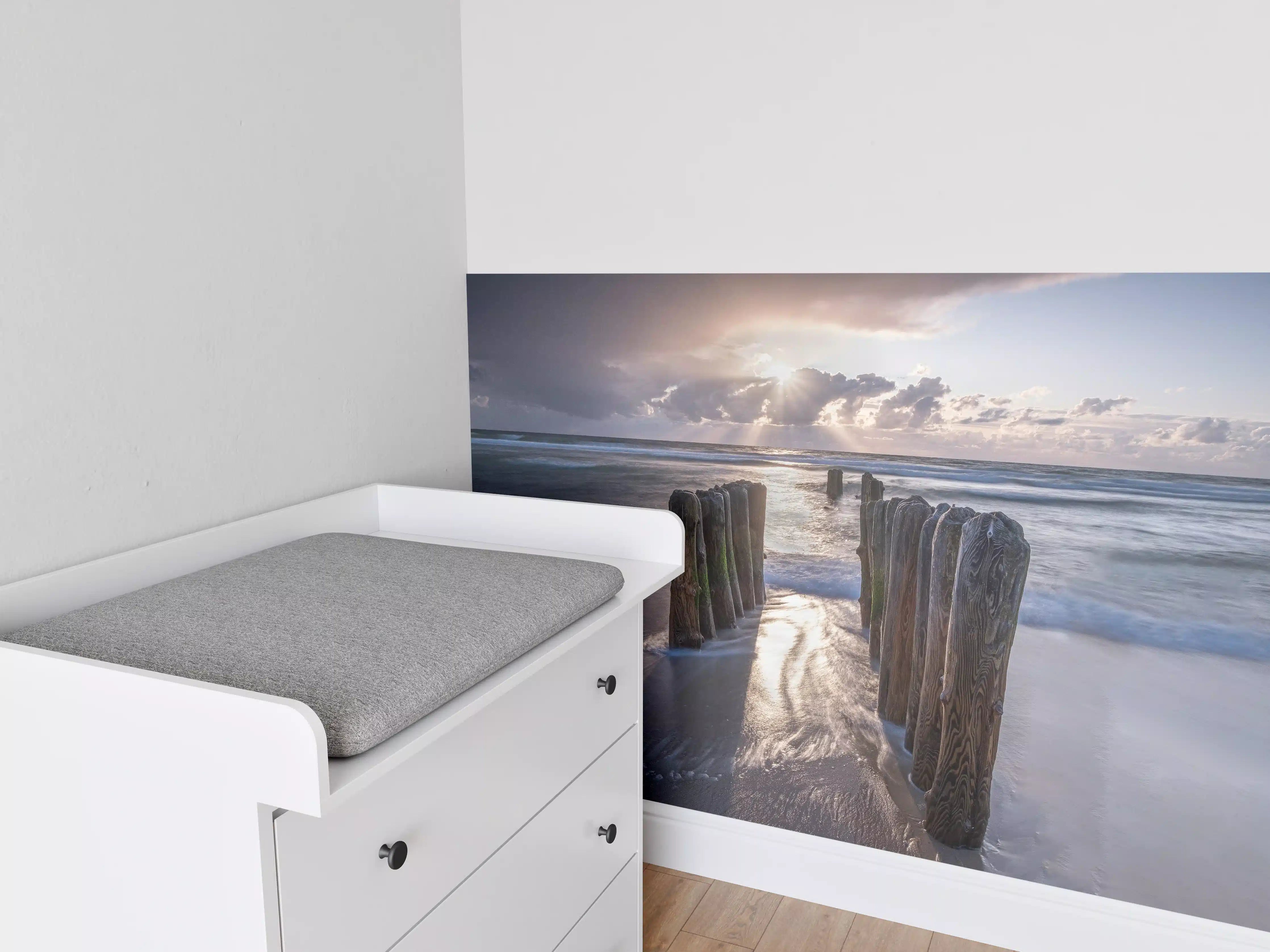 Babyzimmer Wandgestaltung - Wunderschöne Buhnen auf Sylt