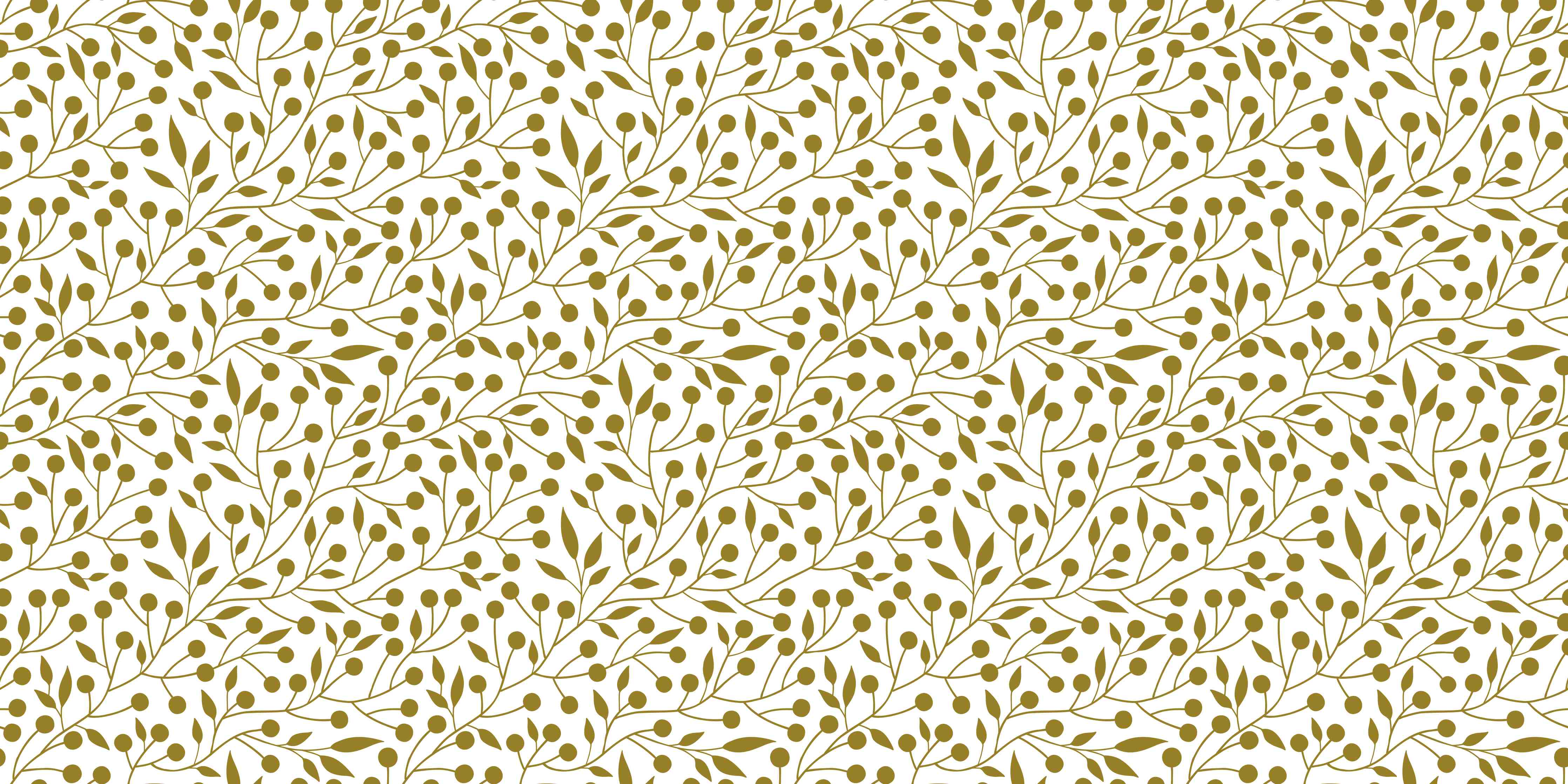 Babyzimmer Wandgestaltung-Zarte goldene Zweige mit kleinen Blättern