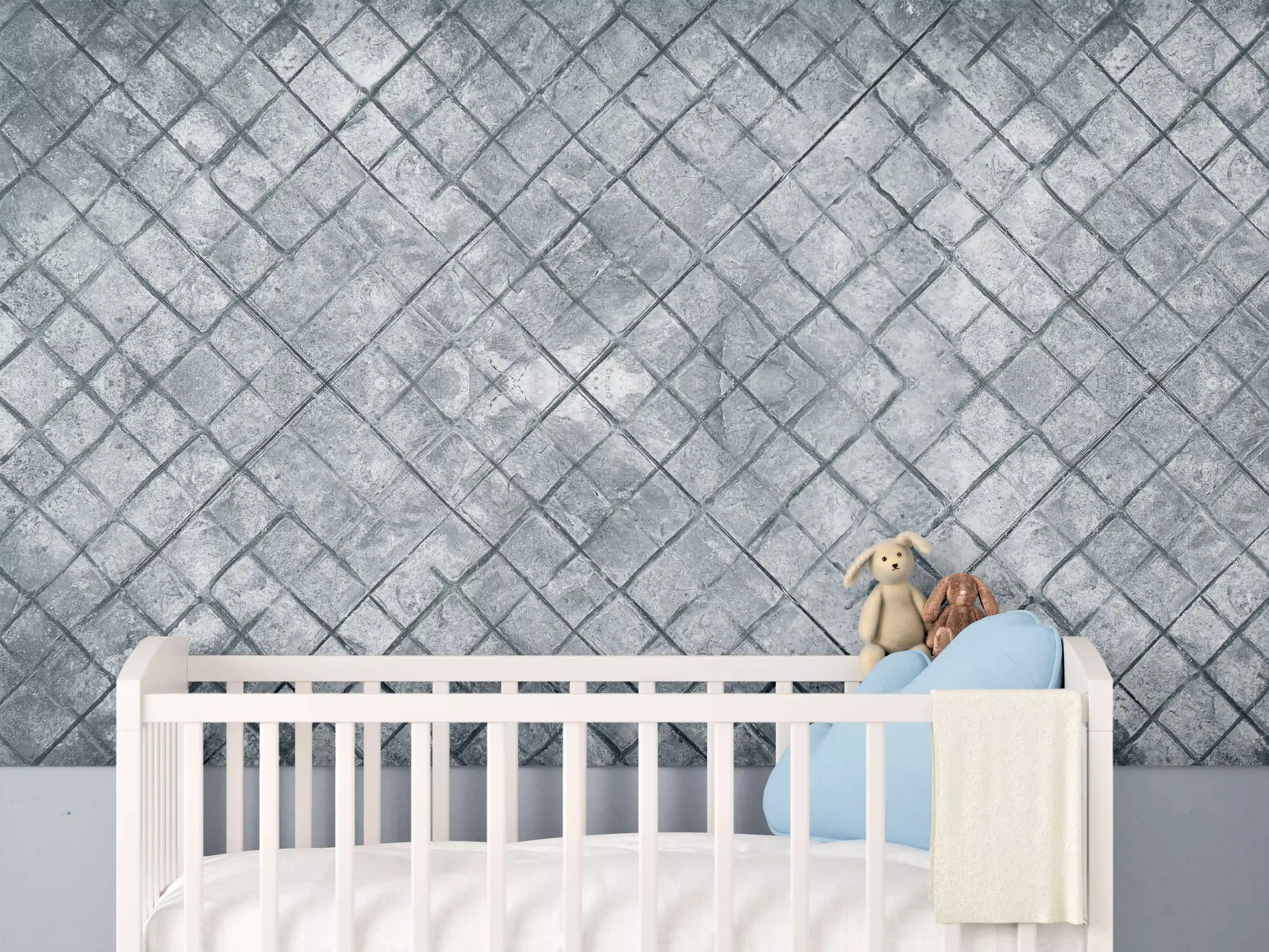 Babyzimmer Wandgestaltung - Zement oberflächen Textur von Beton