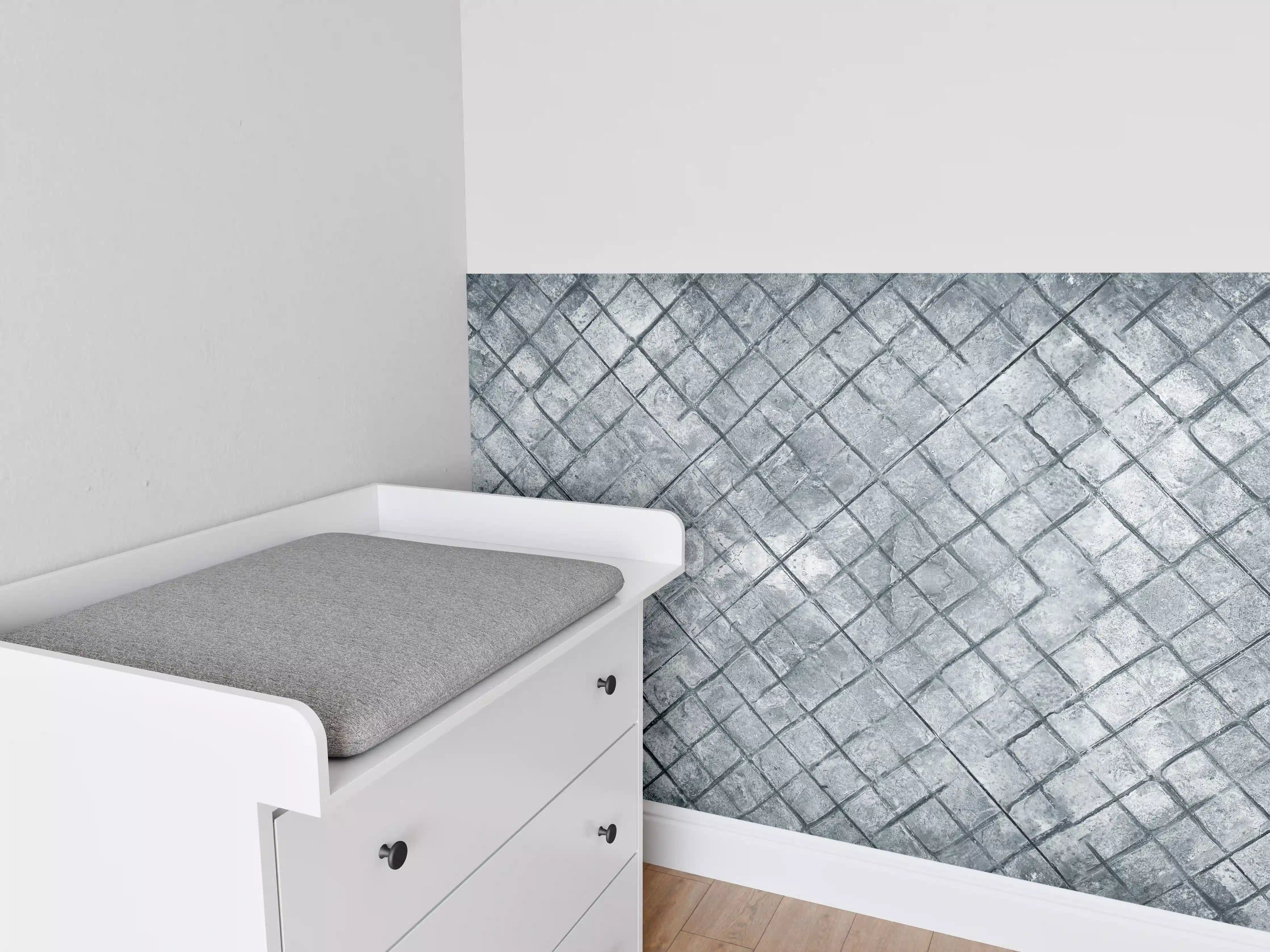 Babyzimmer Wandgestaltung - Zement oberflächen Textur von Beton