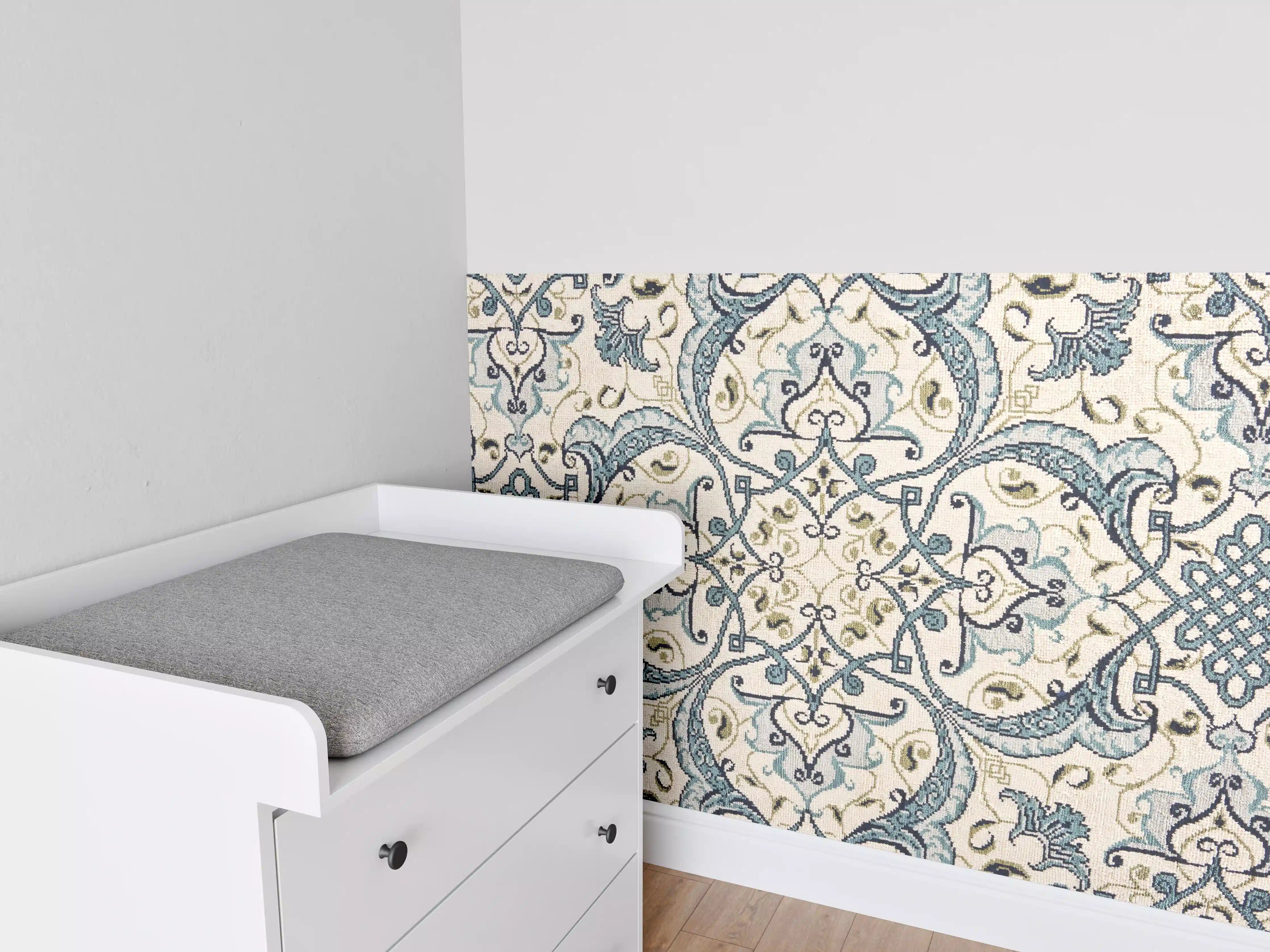 Babyzimmer Wandgestaltung - klassischer Orientalischer Teppich