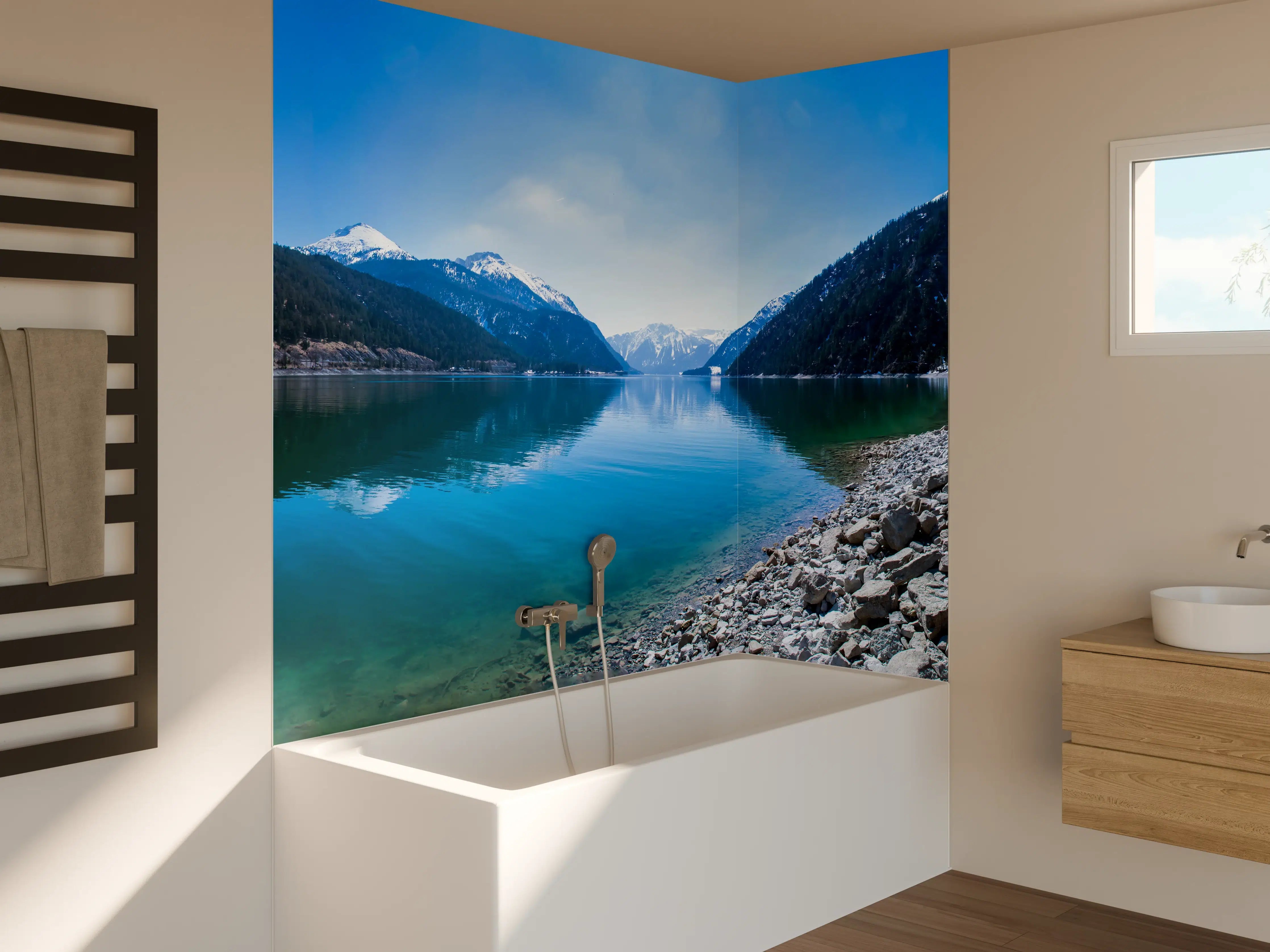 Badewannen-Rückwand - Achensee in Österreich
