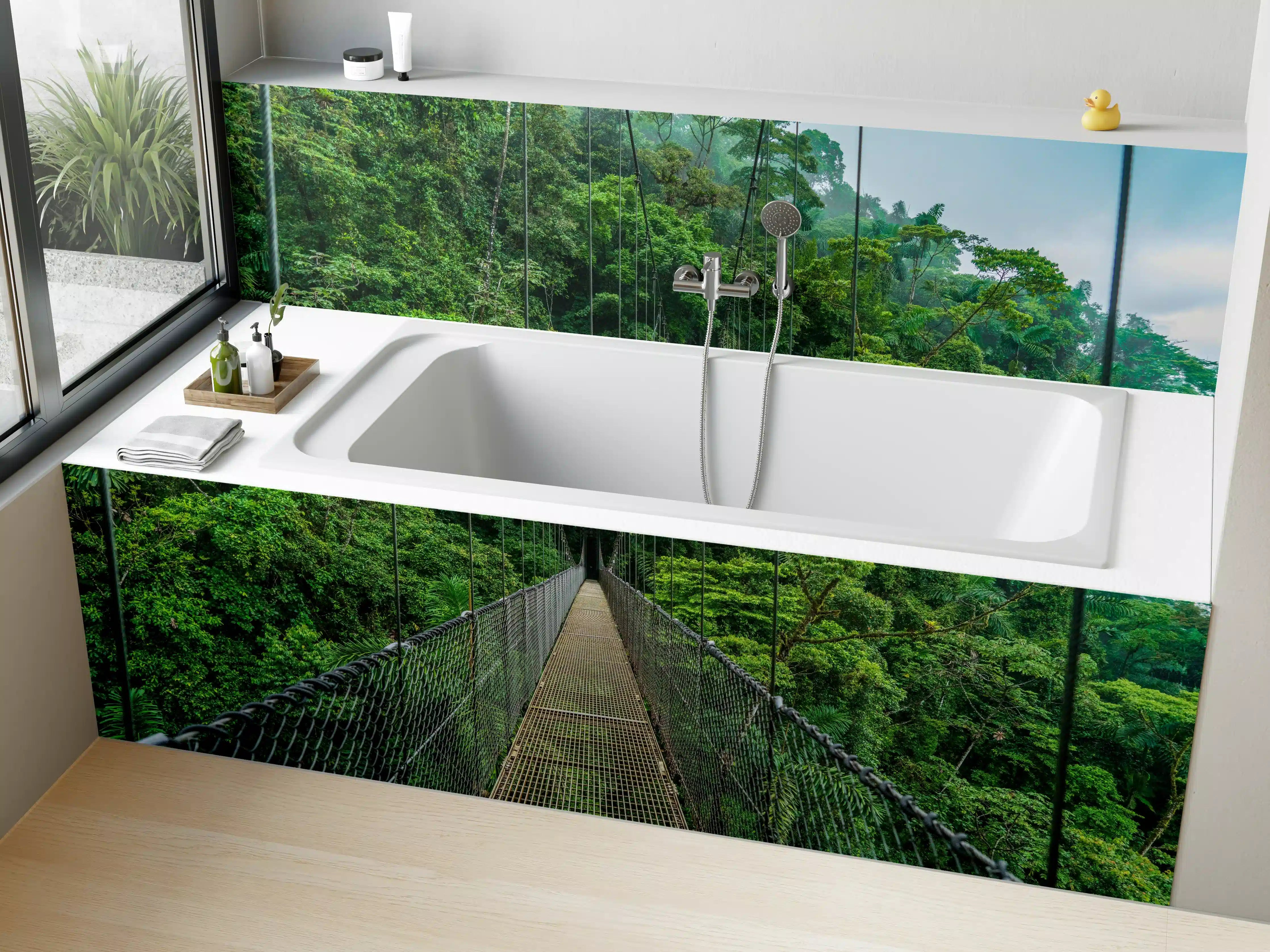 Badewannen-Rückwand - Arenal-Hängebrücke - Costa Rica 