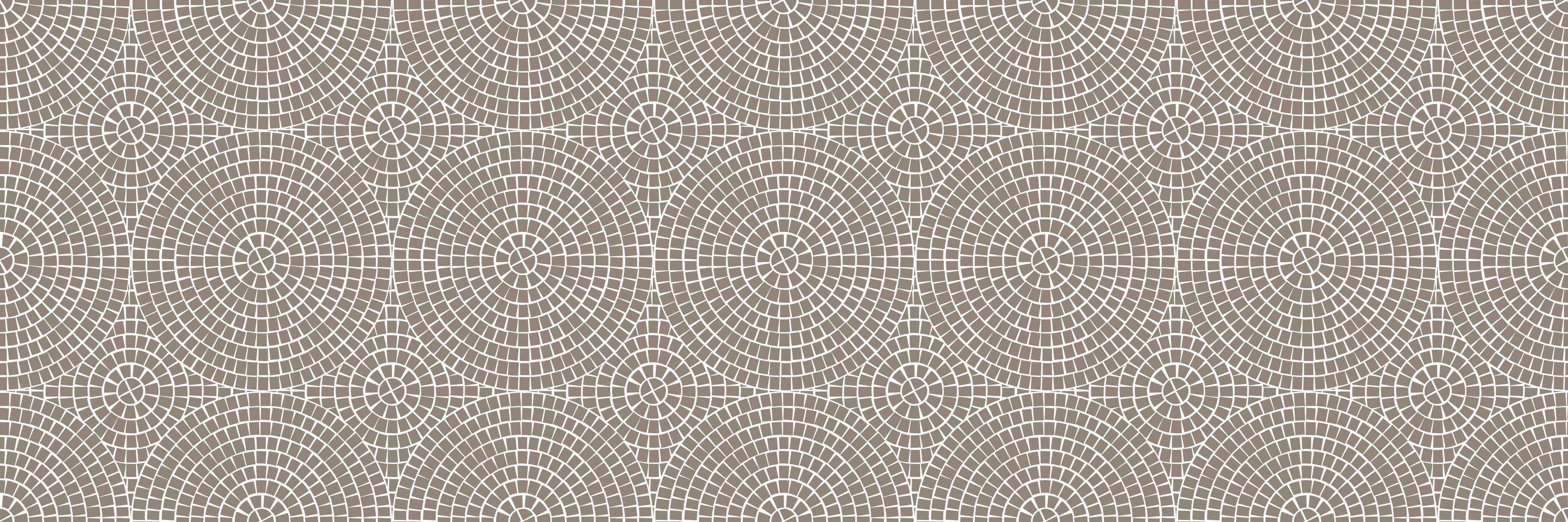 Badewannen-Rückwand-Beige Muster mit feinen Kreisen