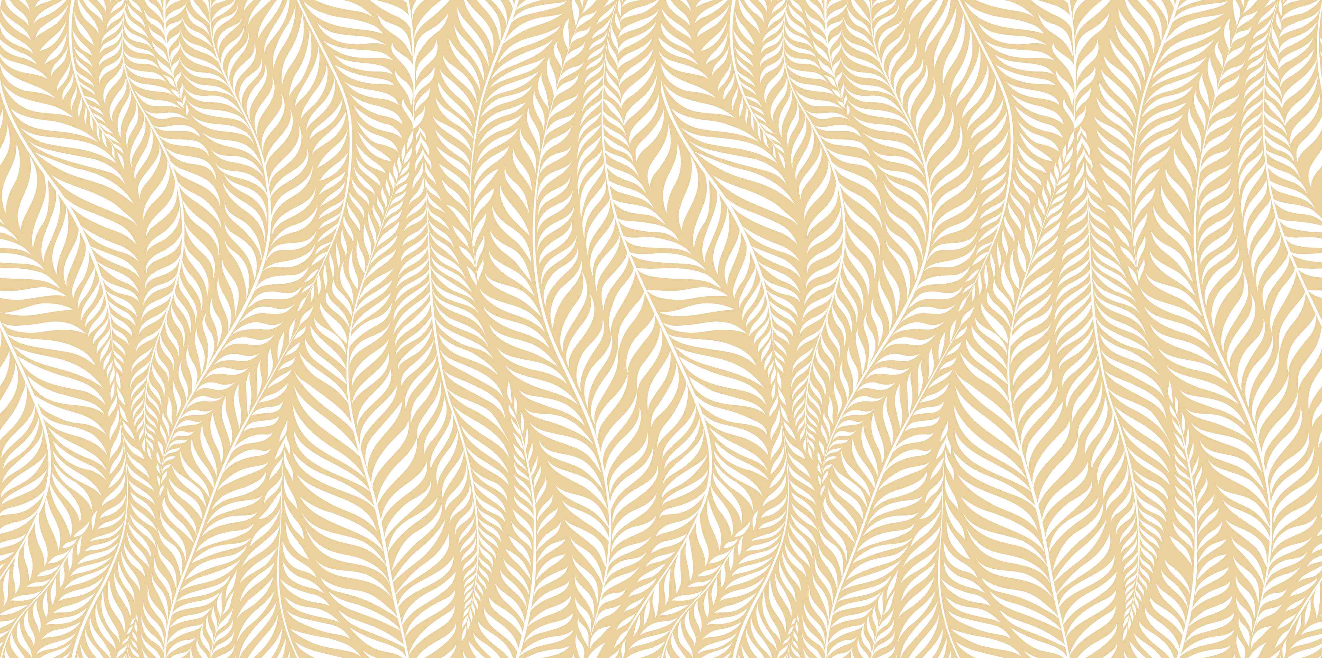 Badewannen-Rückwand-Beige-weiße Blattmuster mit feinem Linienornament