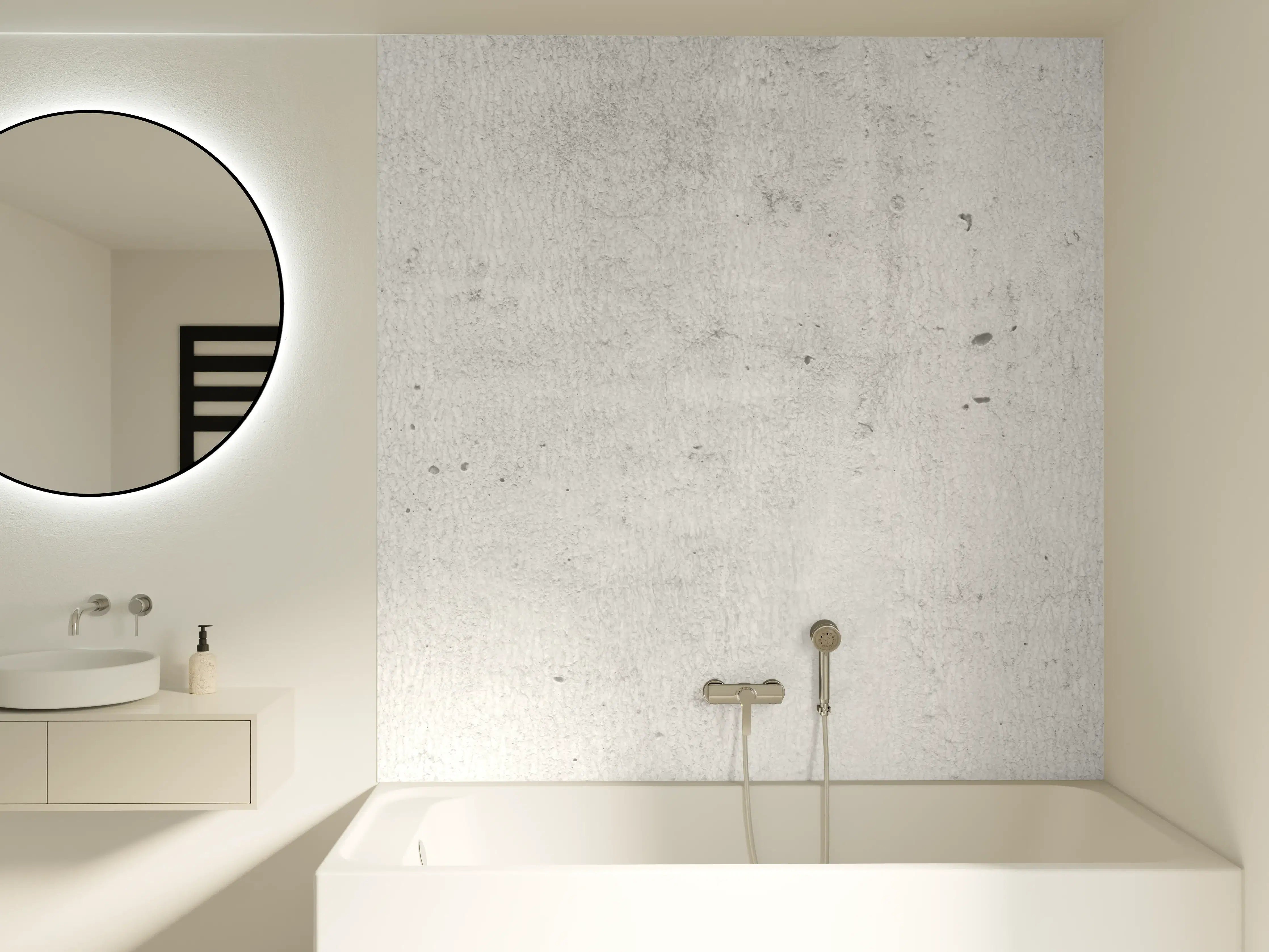 Badewannen-Rückwand - Betonwand alte Textur