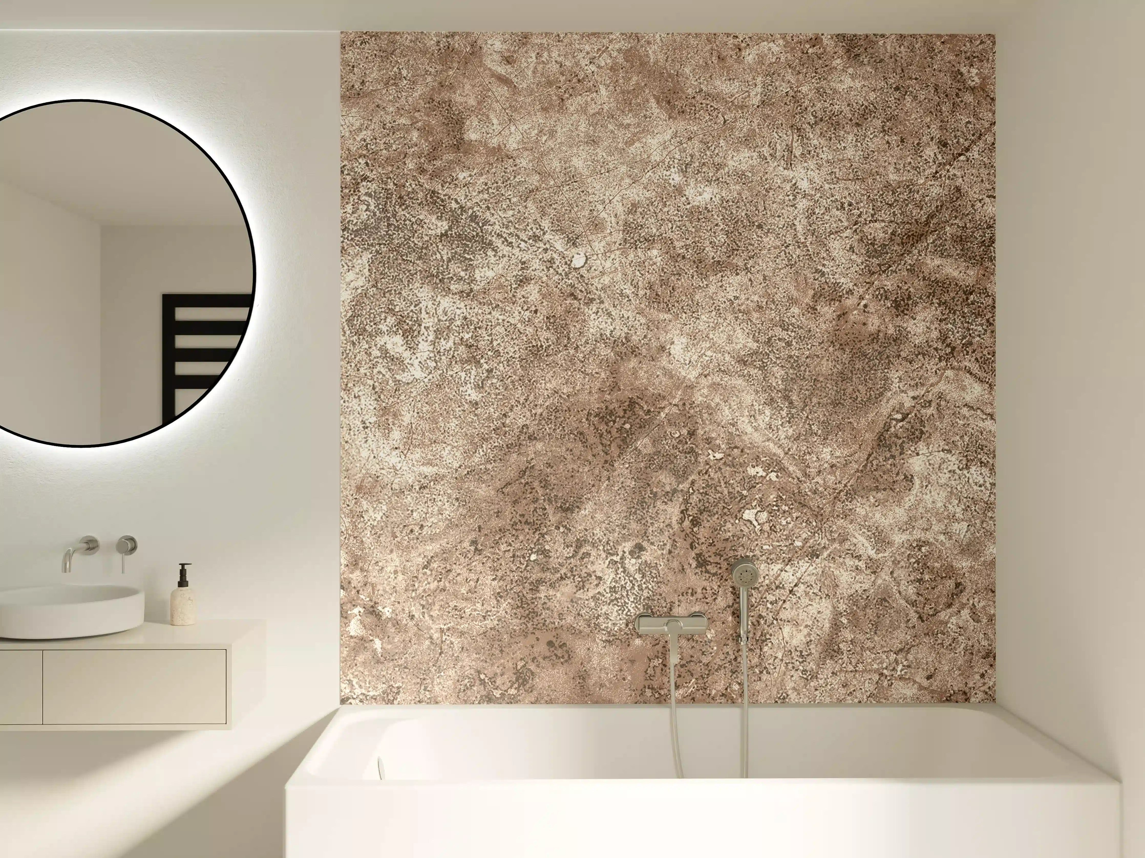 Badewannen-Rückwand - Brauner alter Sandstein 2