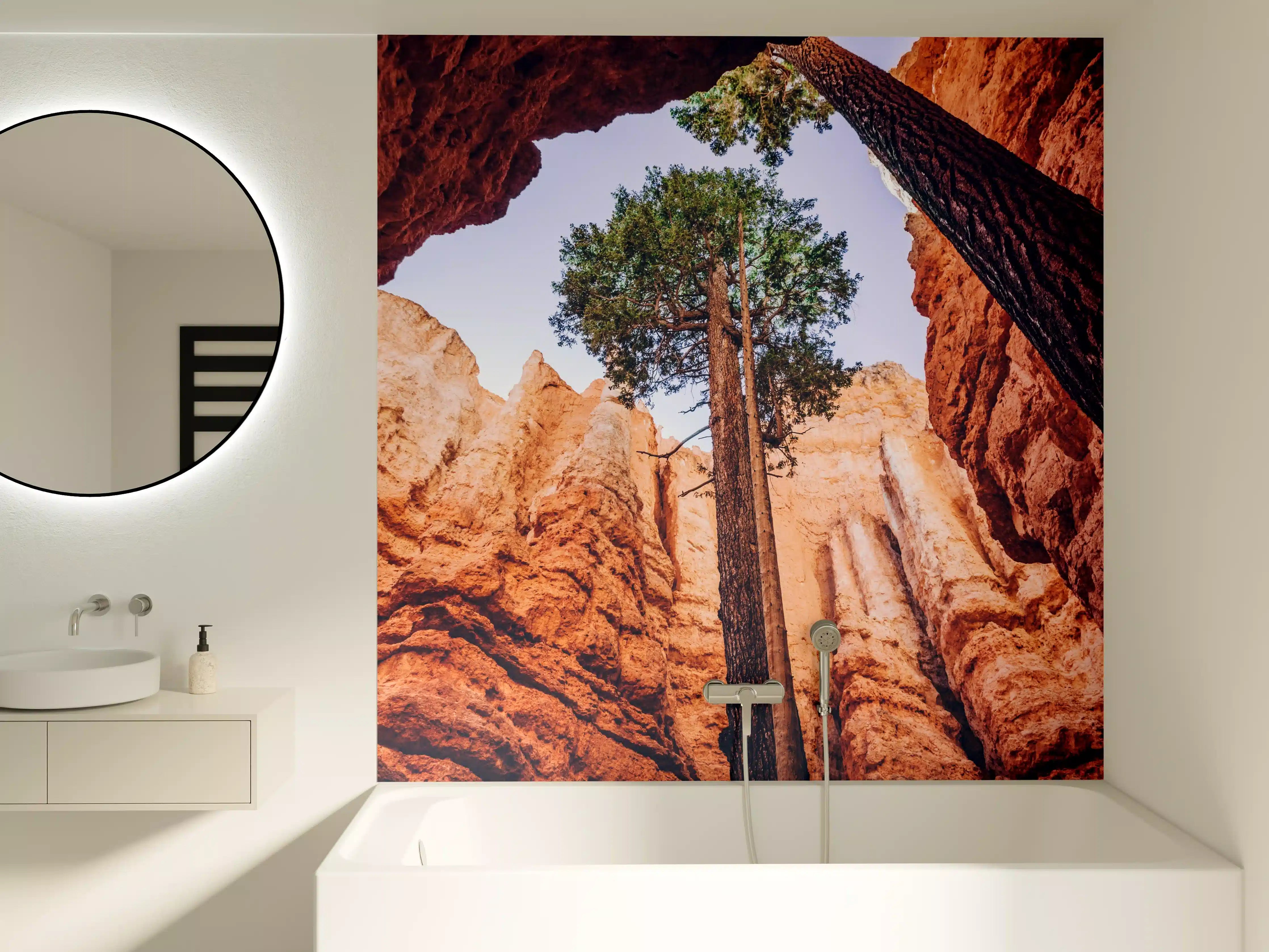 Badewannen-Rückwand - Bryce Canyon Rötliche Felsen
