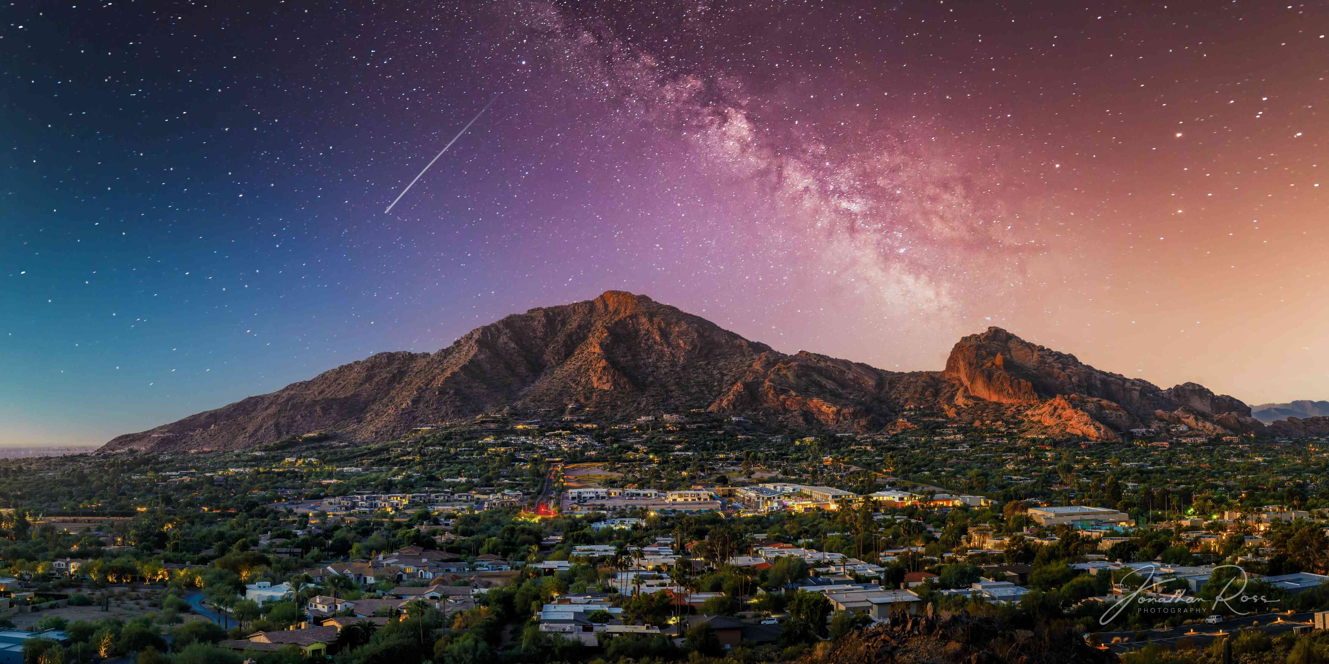 Badewannen-Rückwand-Camelback Mountain in Phoenix Arizona
