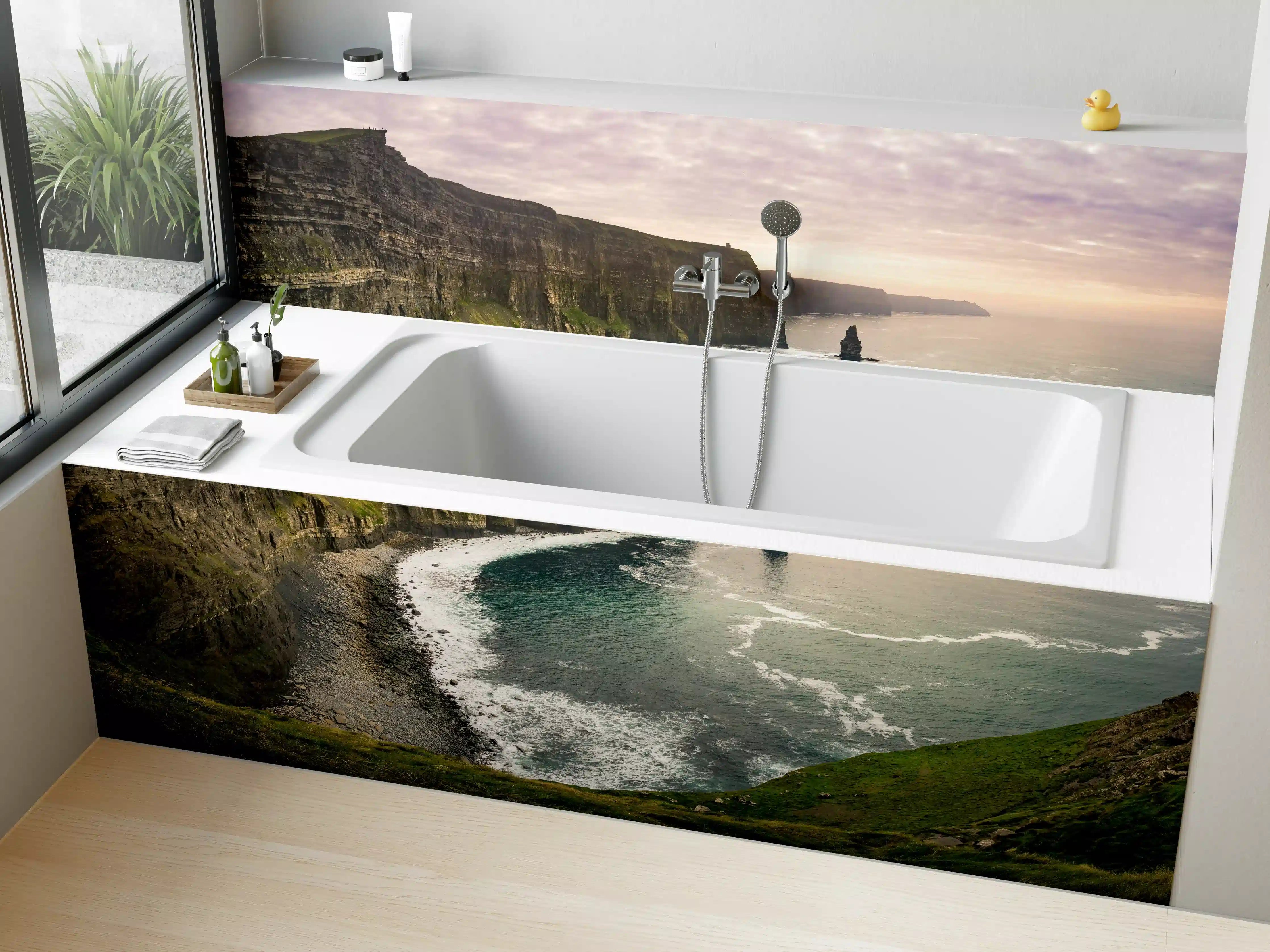 Badewannen-Rückwand - Cliffs of Moher in Irland