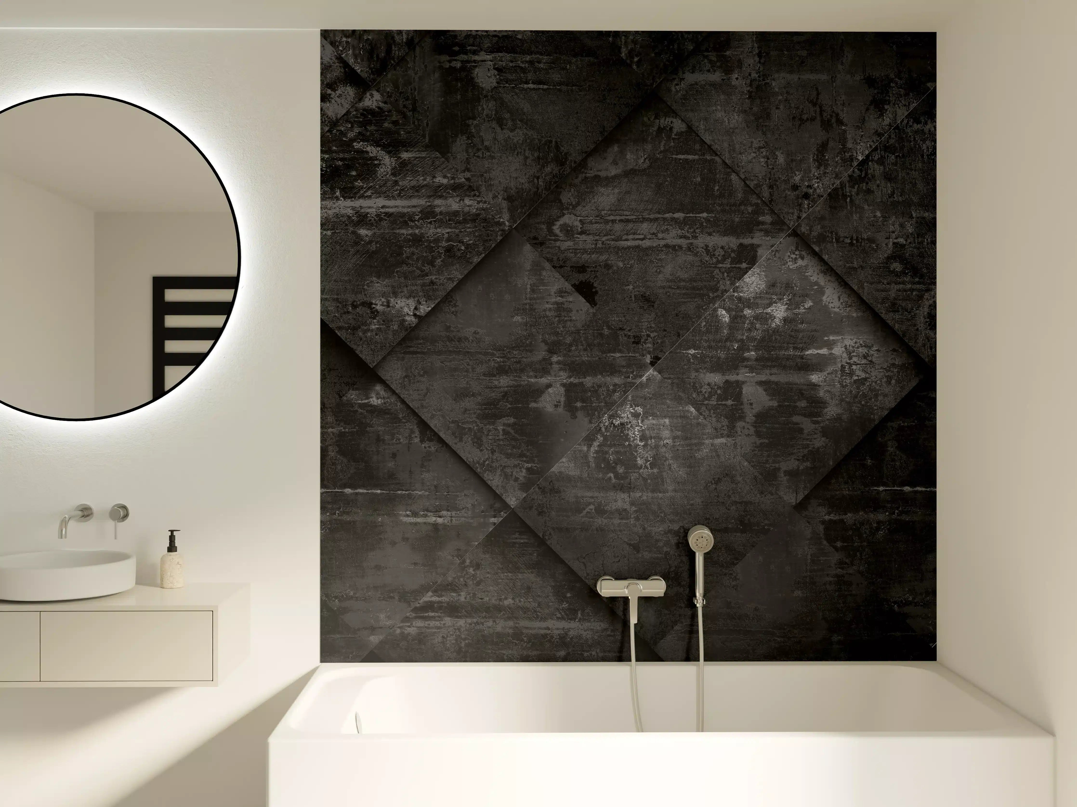 Badewannen-Rückwand - Extra Dark Design Hintergrund