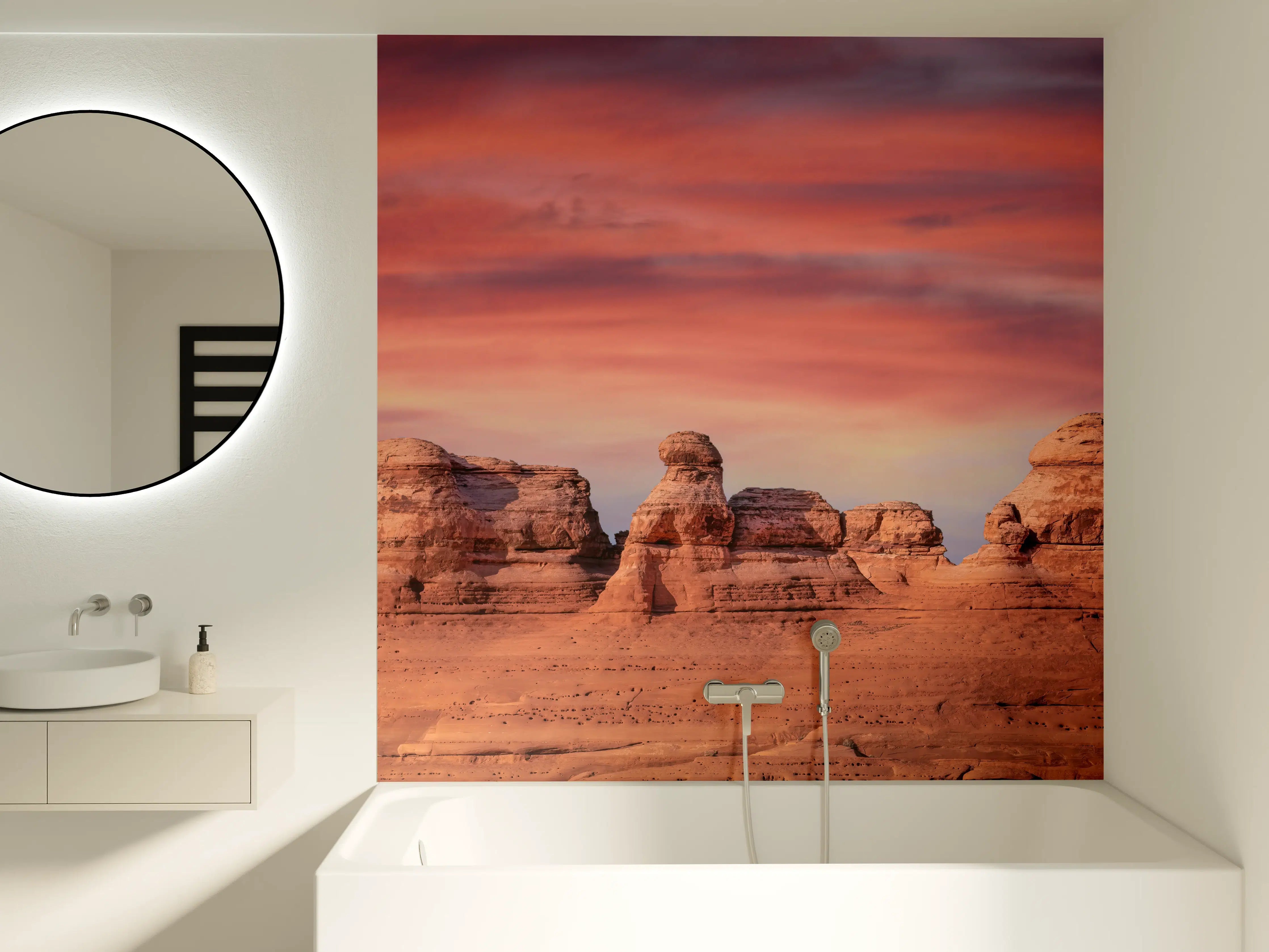 Badewannen-Rückwand - Filigraner Bogen im Arches National Park