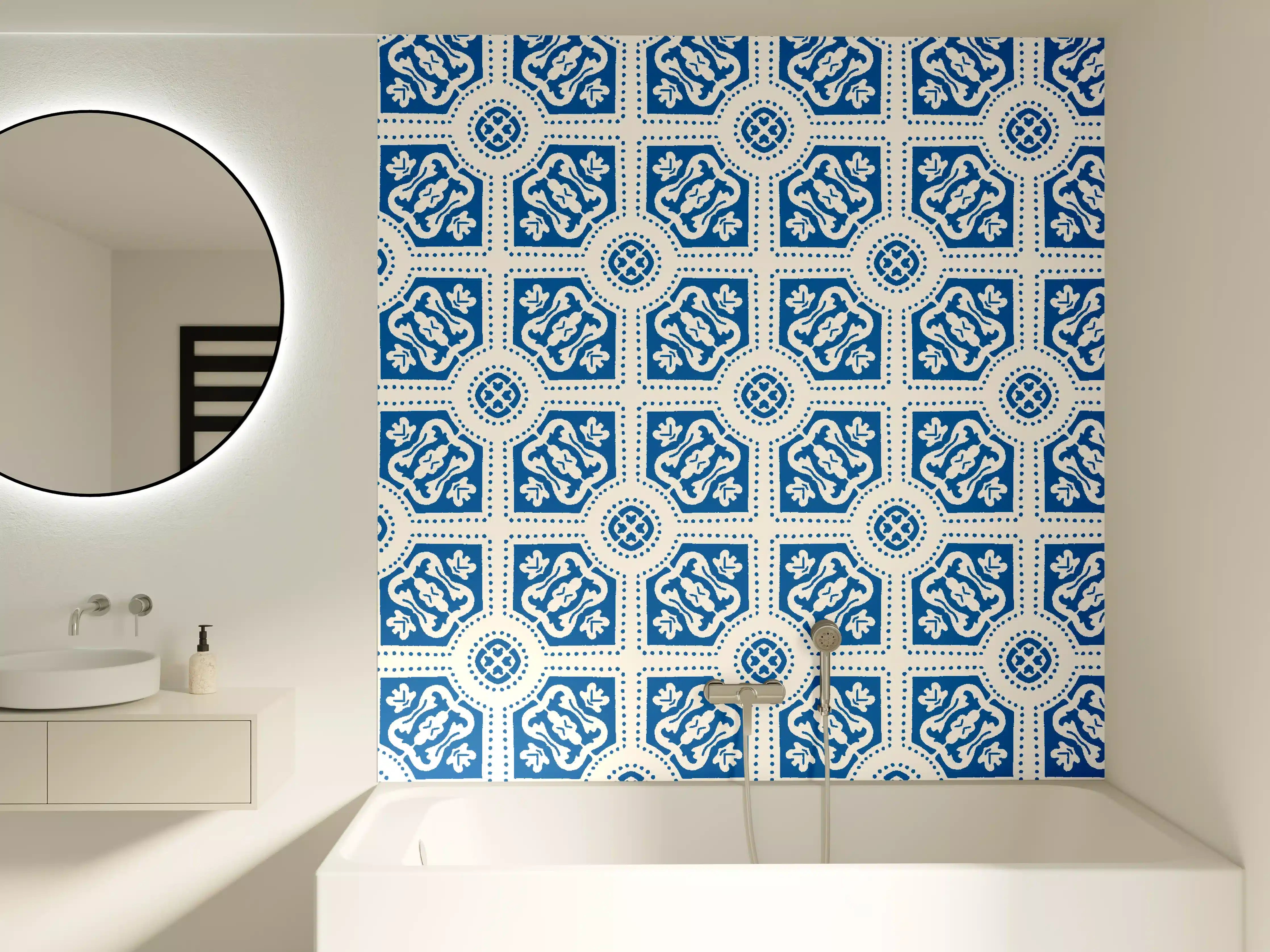 Badewannen-Rückwand - Fliesenkunst Portugals