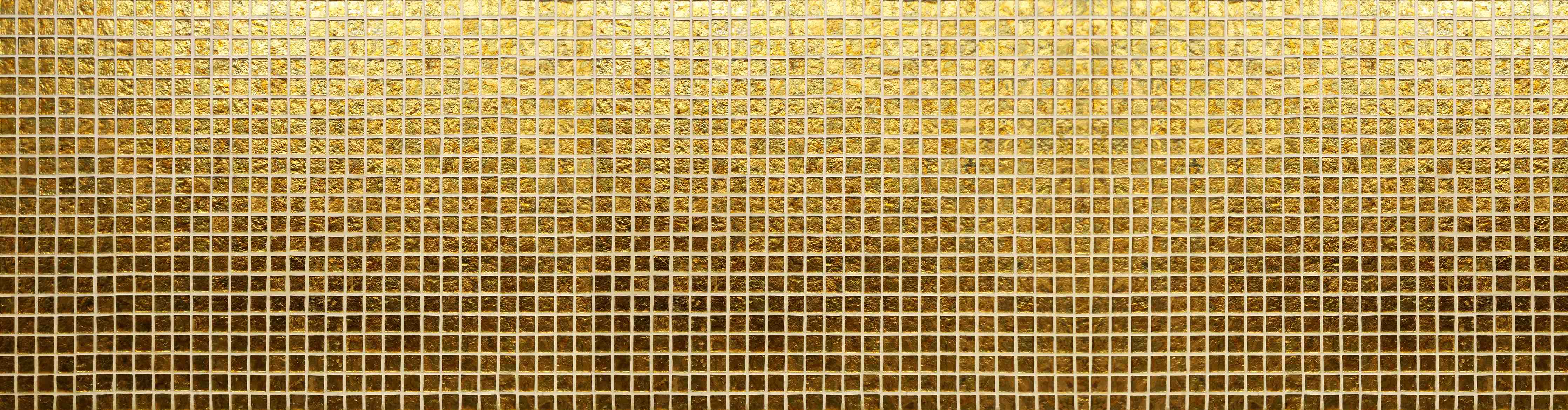 Badewannen-Rückwand-Goldenes Fliesenmuster