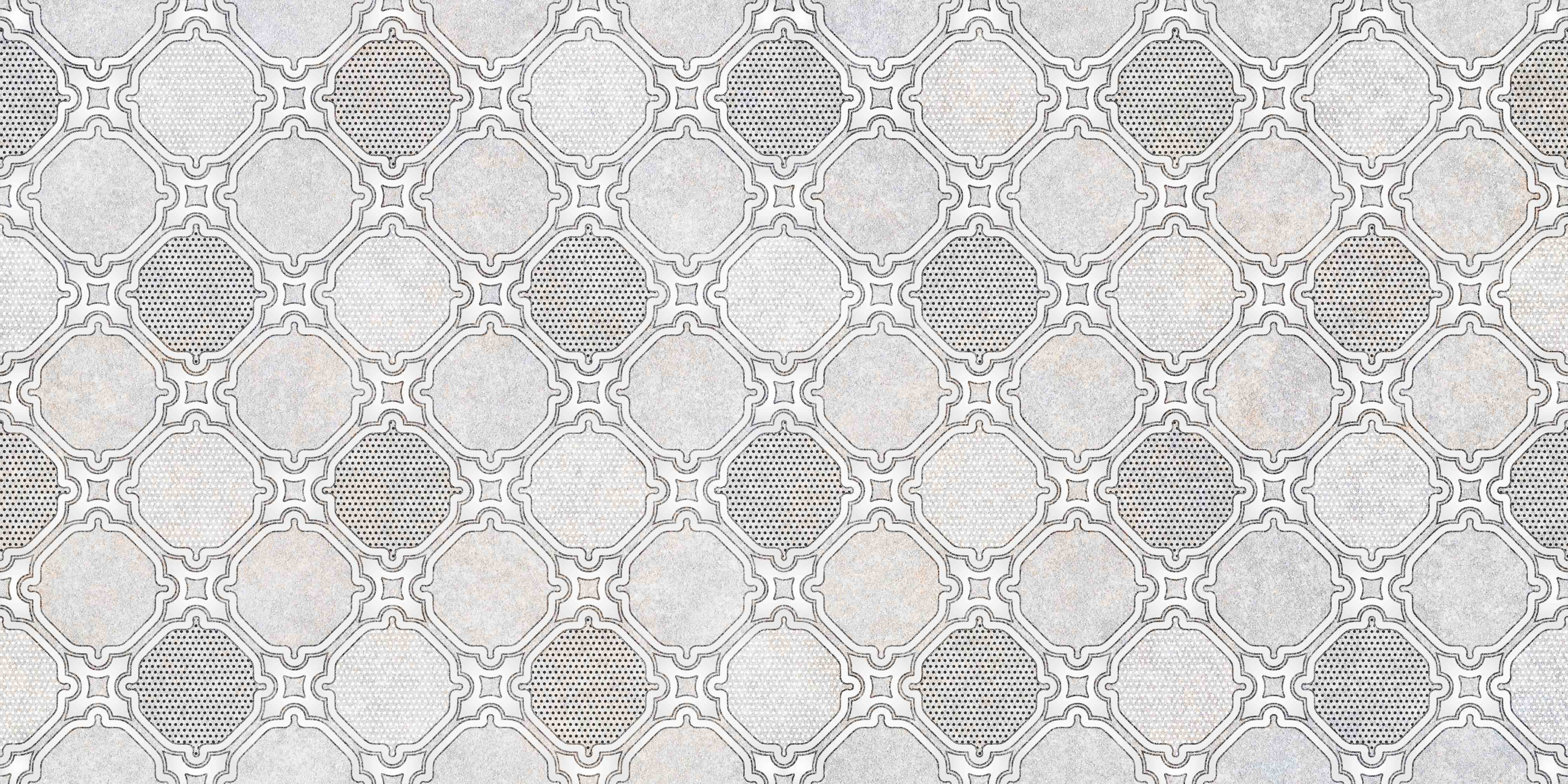 Badewannen-Rückwand-Gräuliches Stoffmuster - Vintage