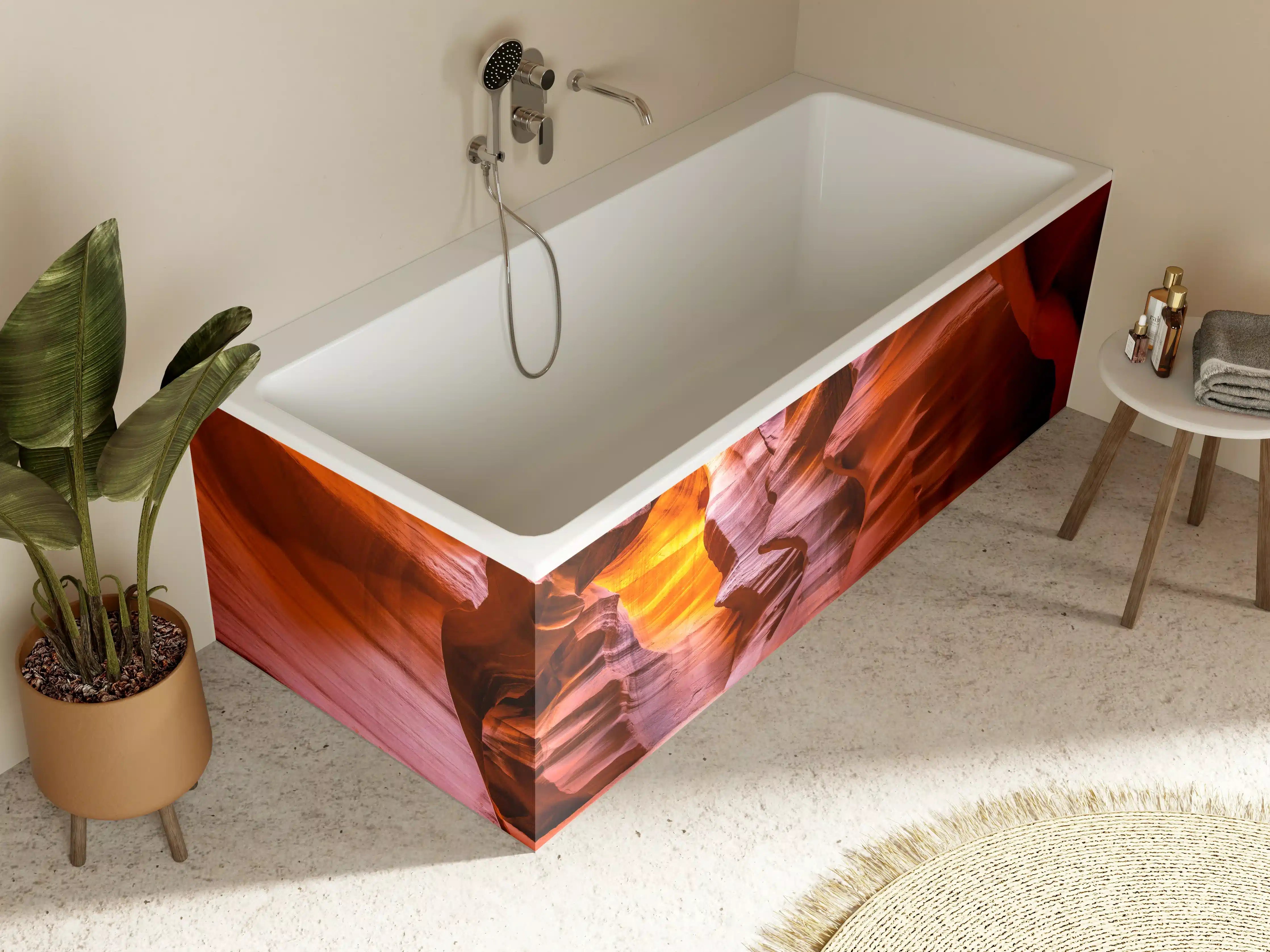 Badewannen-Rückwand - Grund des Antelope Canyon in Arizona