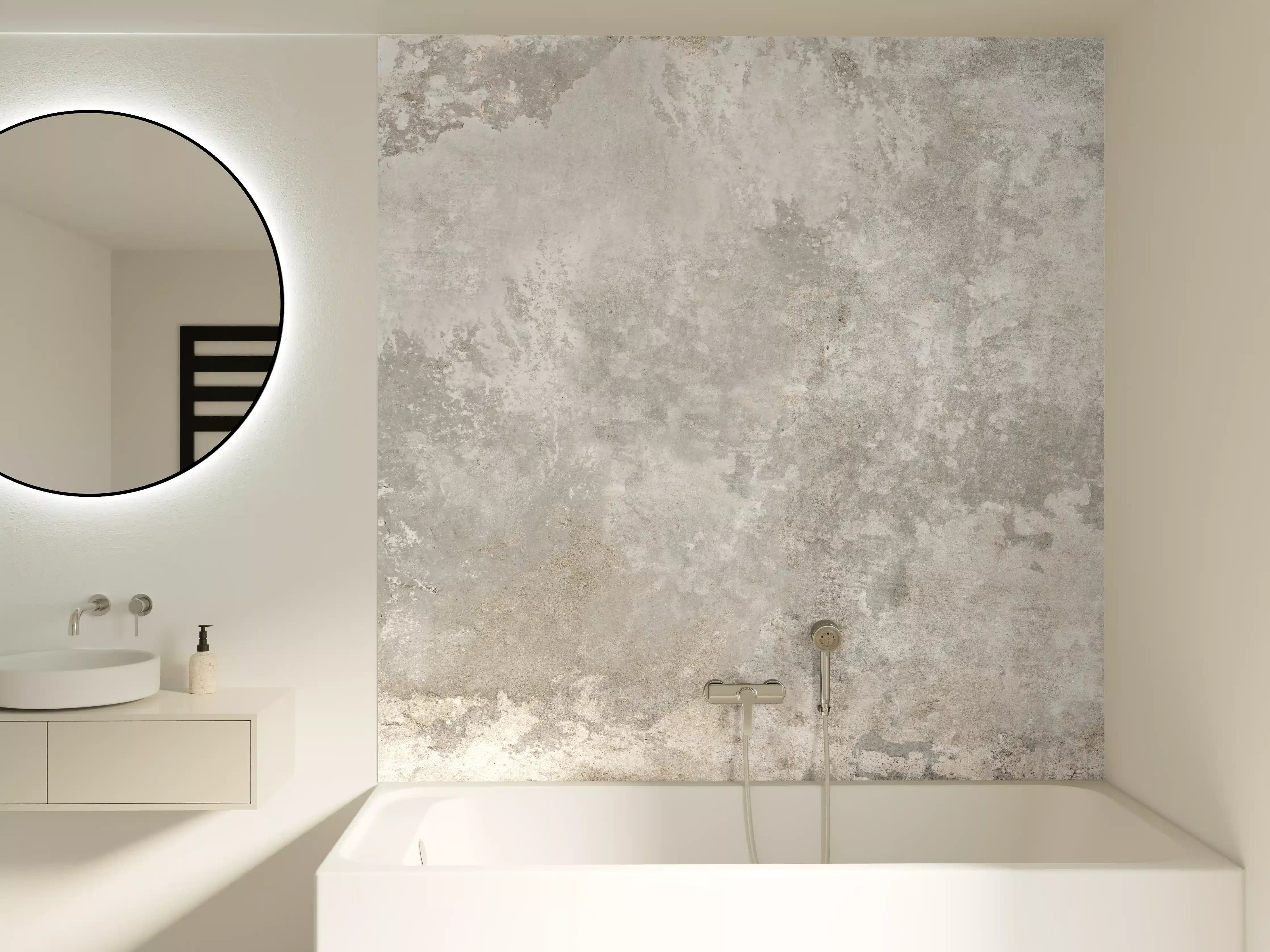 Badewannen-Rückwand - Grunge Zement Wandtextur