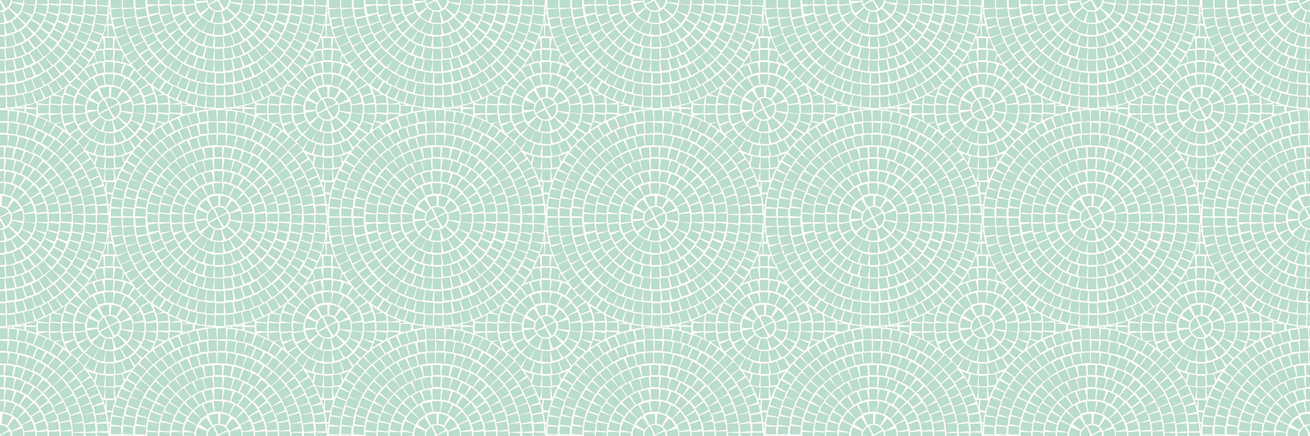 Badewannen-Rückwand-Helles geometrisches Muster in Mintgrün