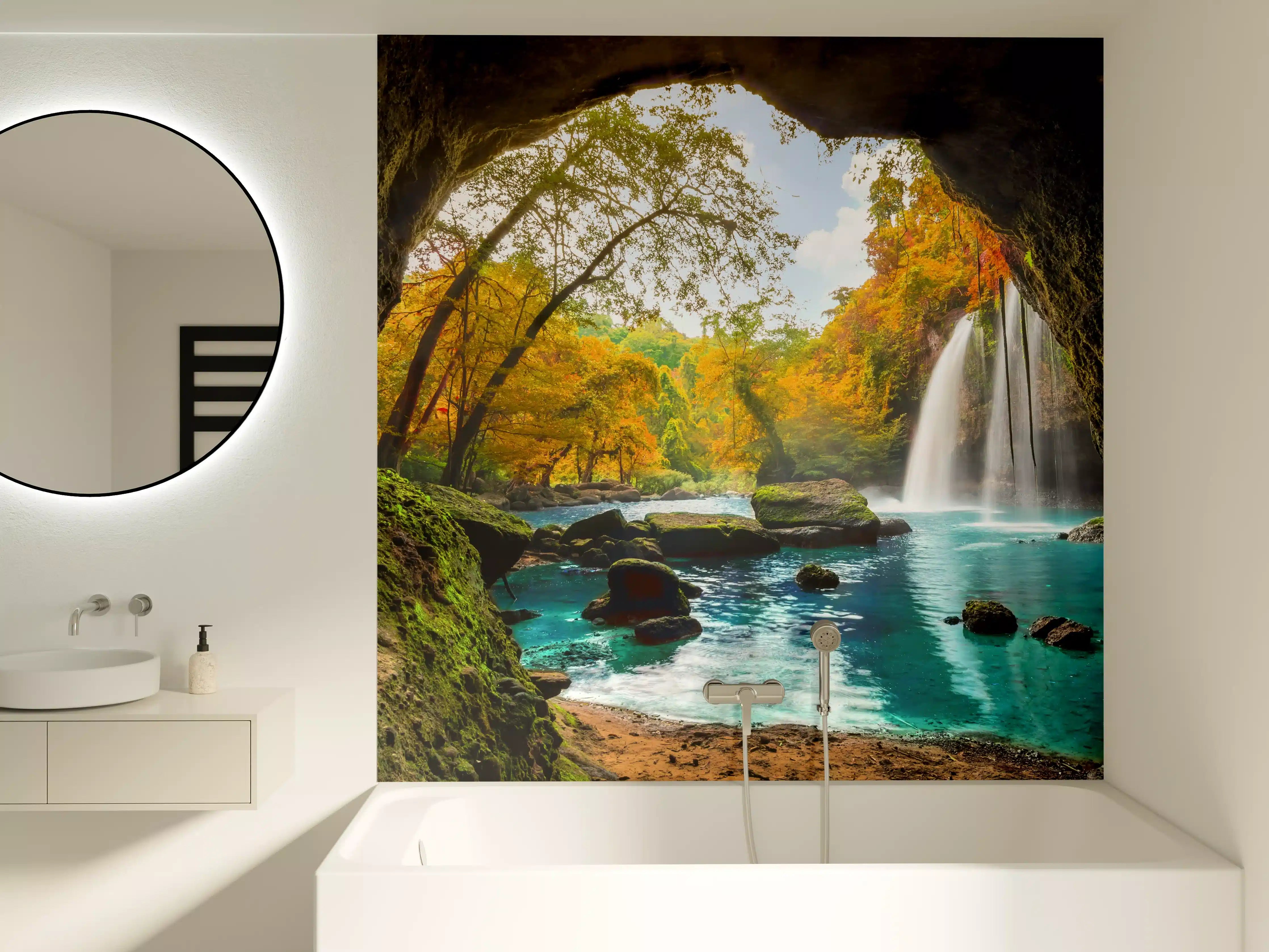 Badewannen-Rückwand - Heo Suwat Wasserfall in Thailand