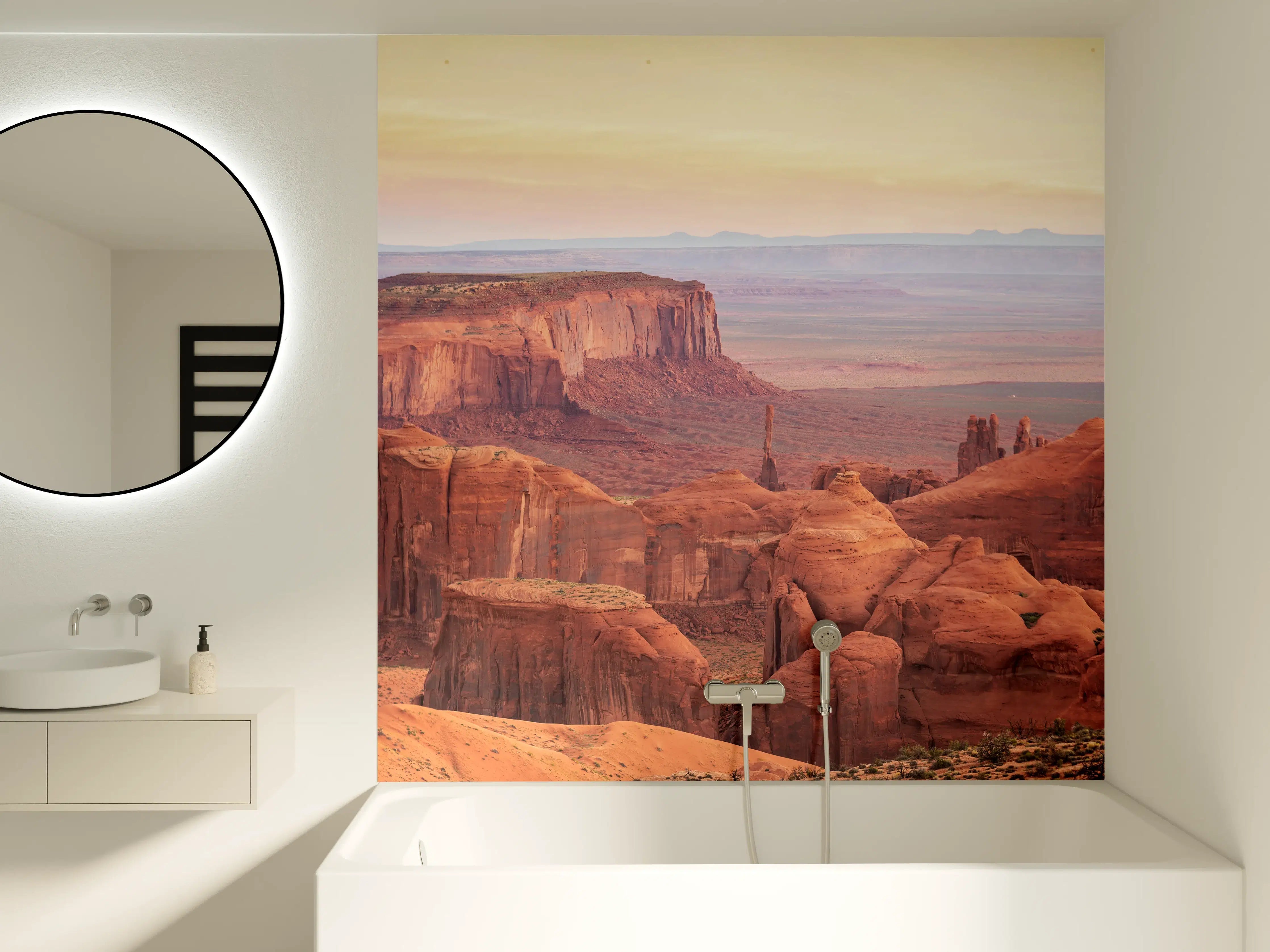 Badewannen-Rückwand - Hunts Mesa Schlucht in Arizona