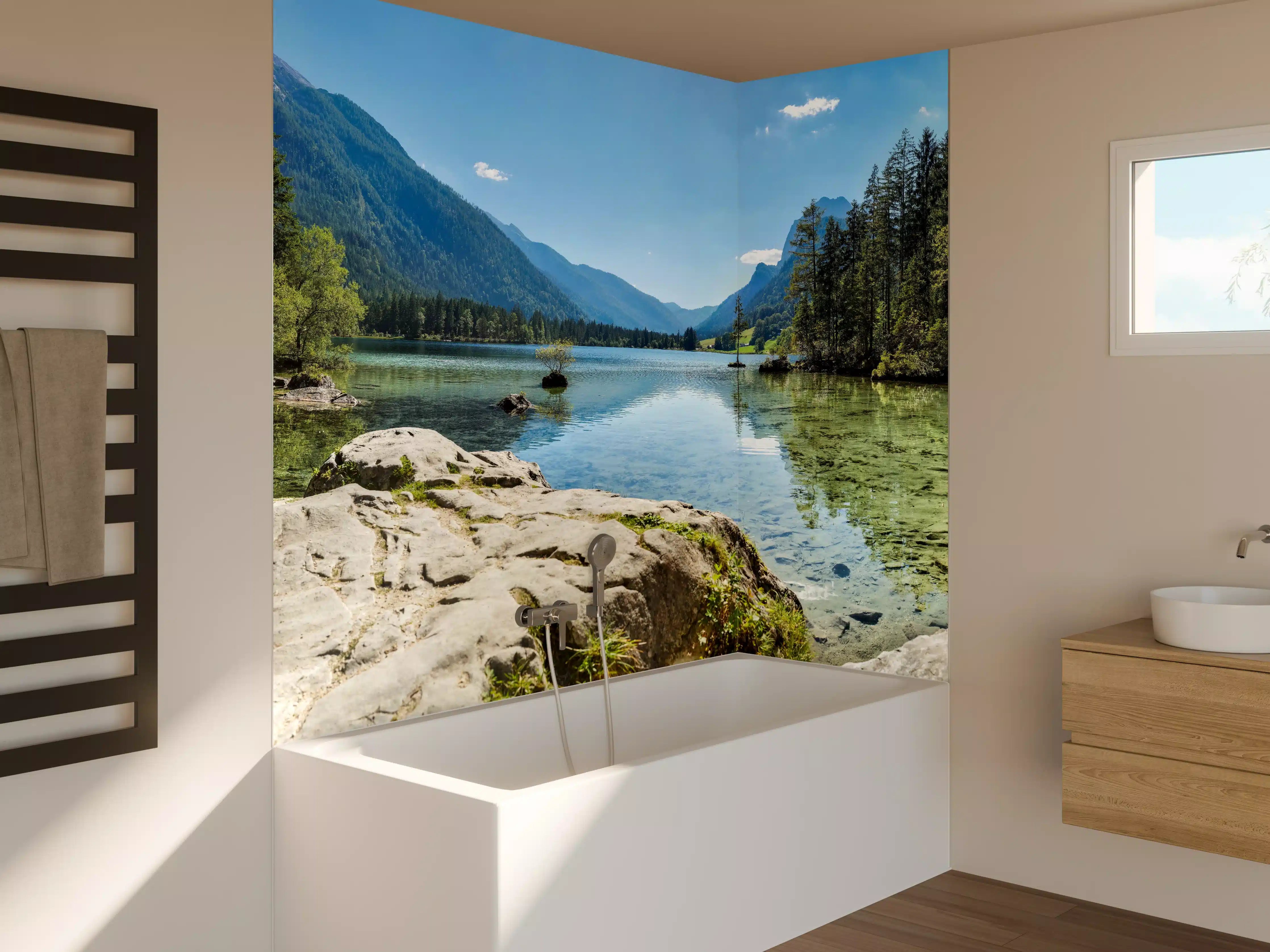 Badewannen-Rückwand - Idyllischer Königssee