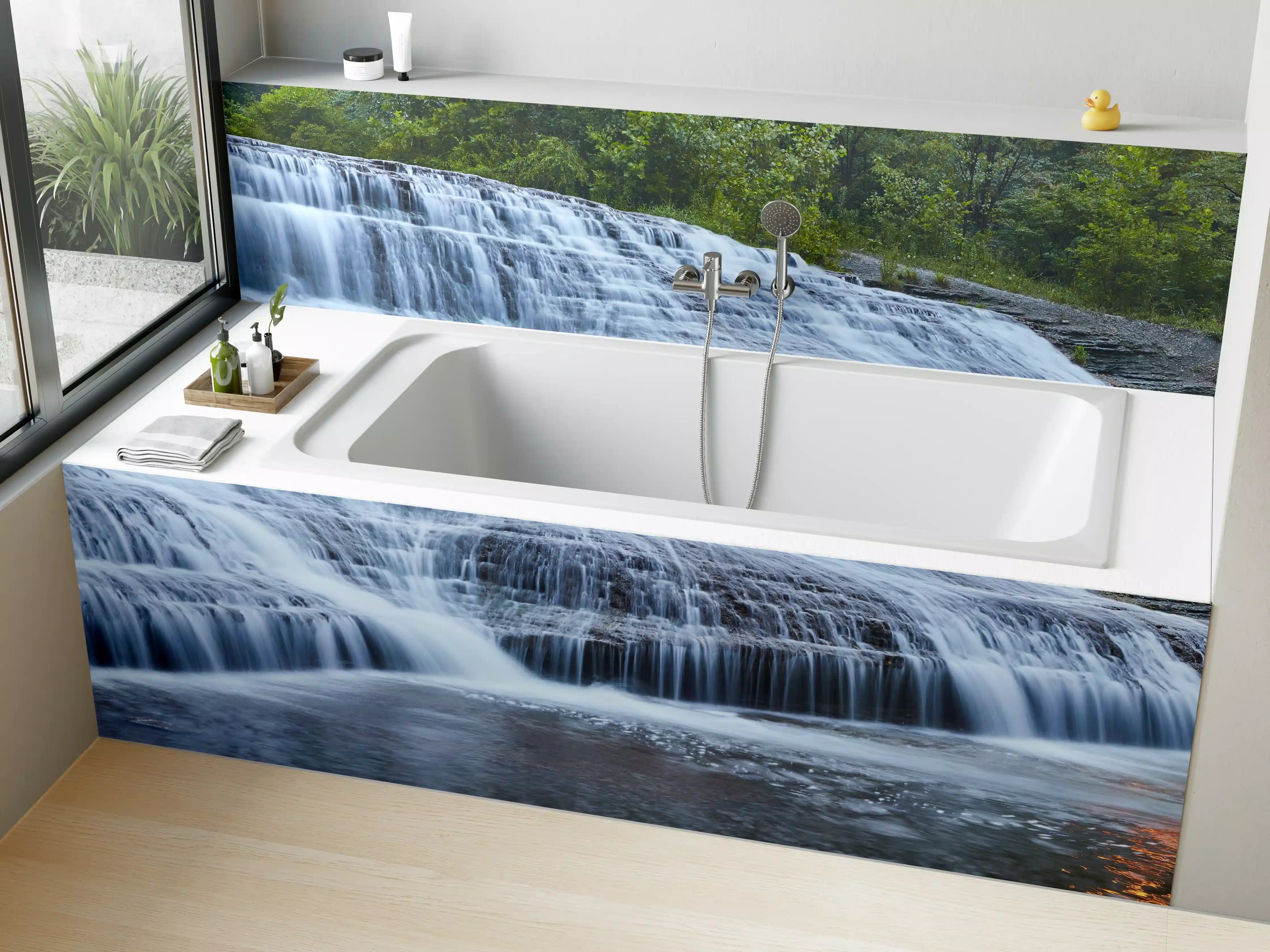 Badewannen-Rückwand - Indiana Wasserfall