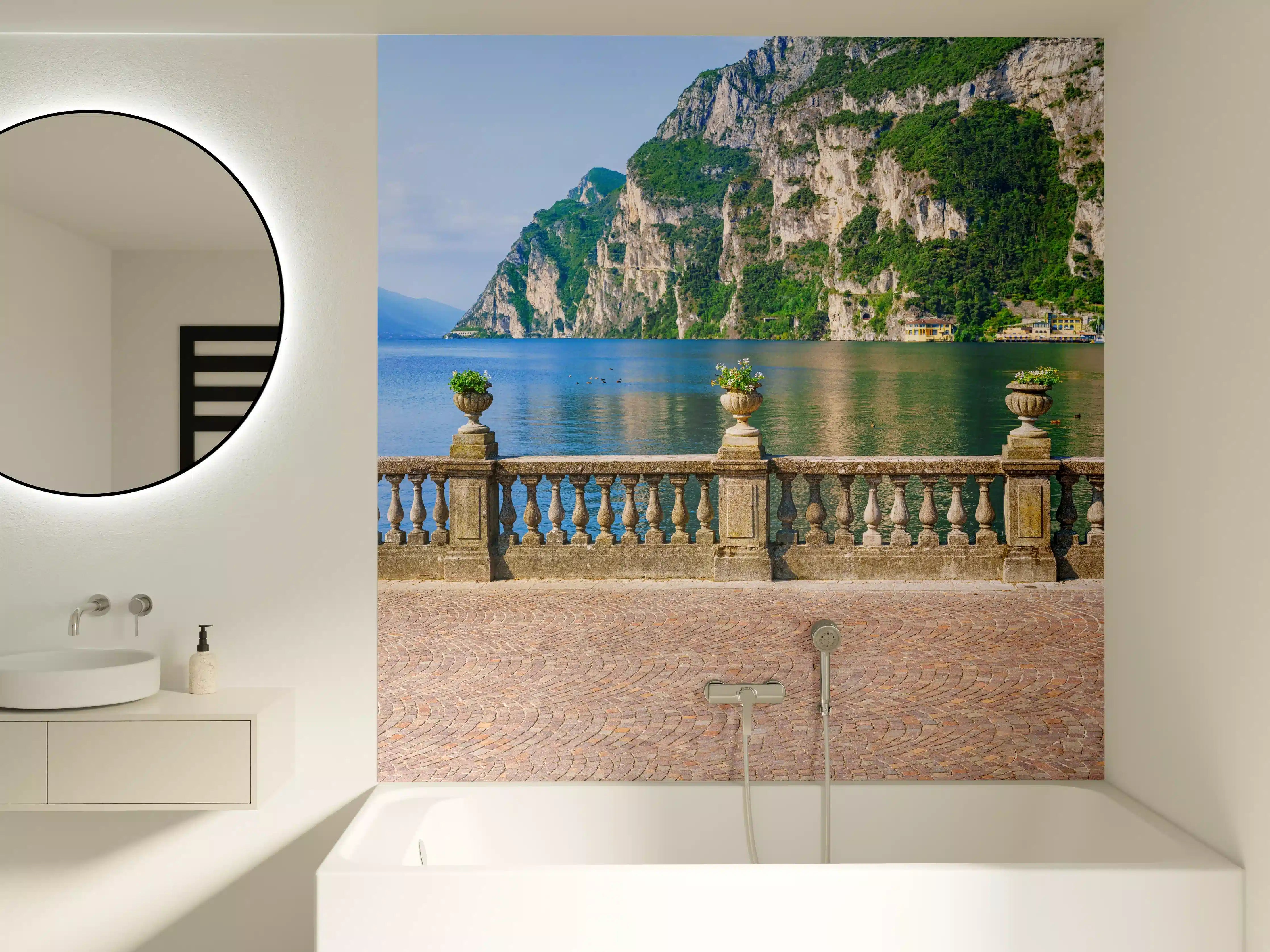 Badewannen-Rückwand - Italien Riva del Garda See