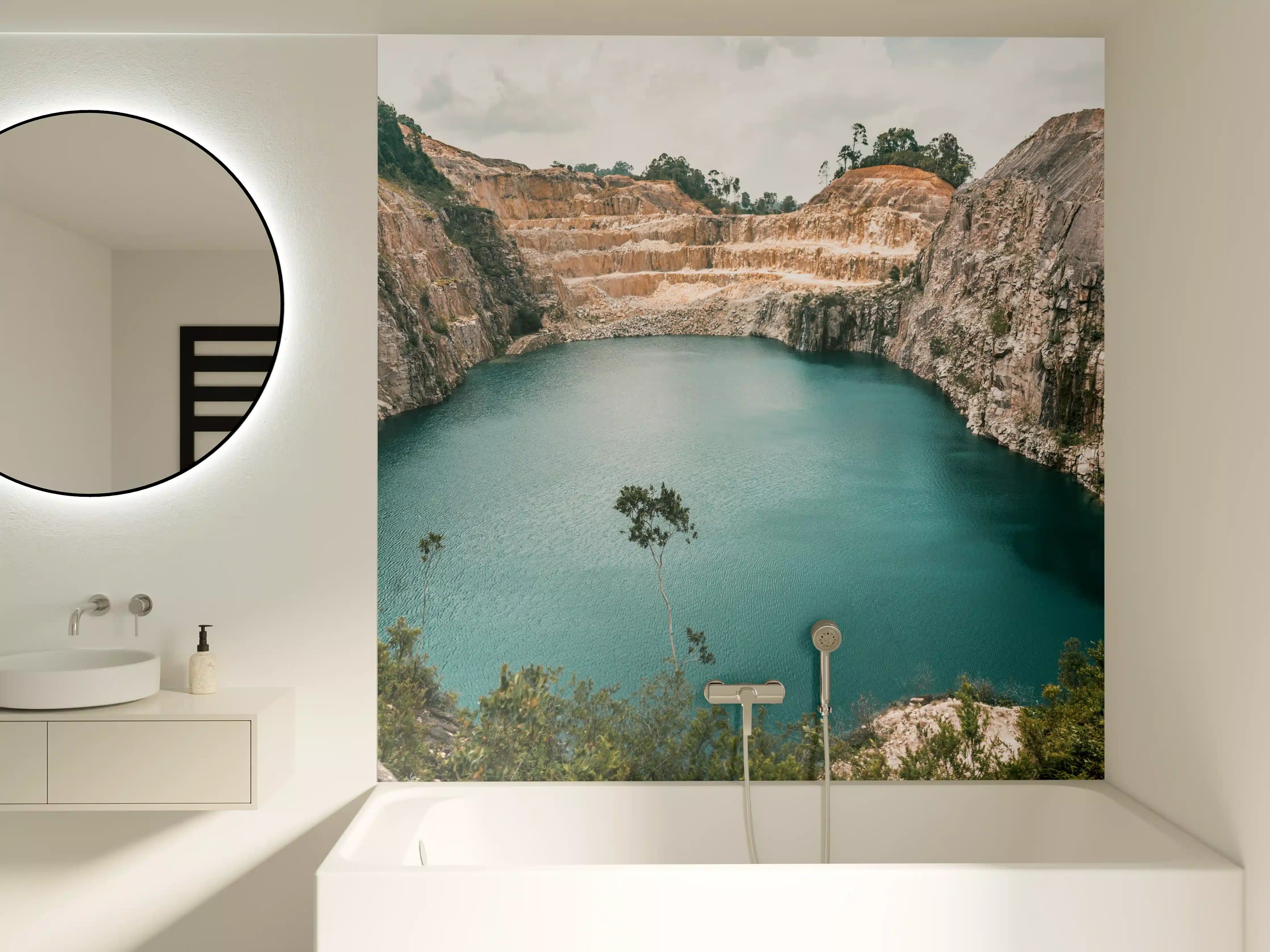 Badewannen-Rückwand - Lagune in Johor Bahru