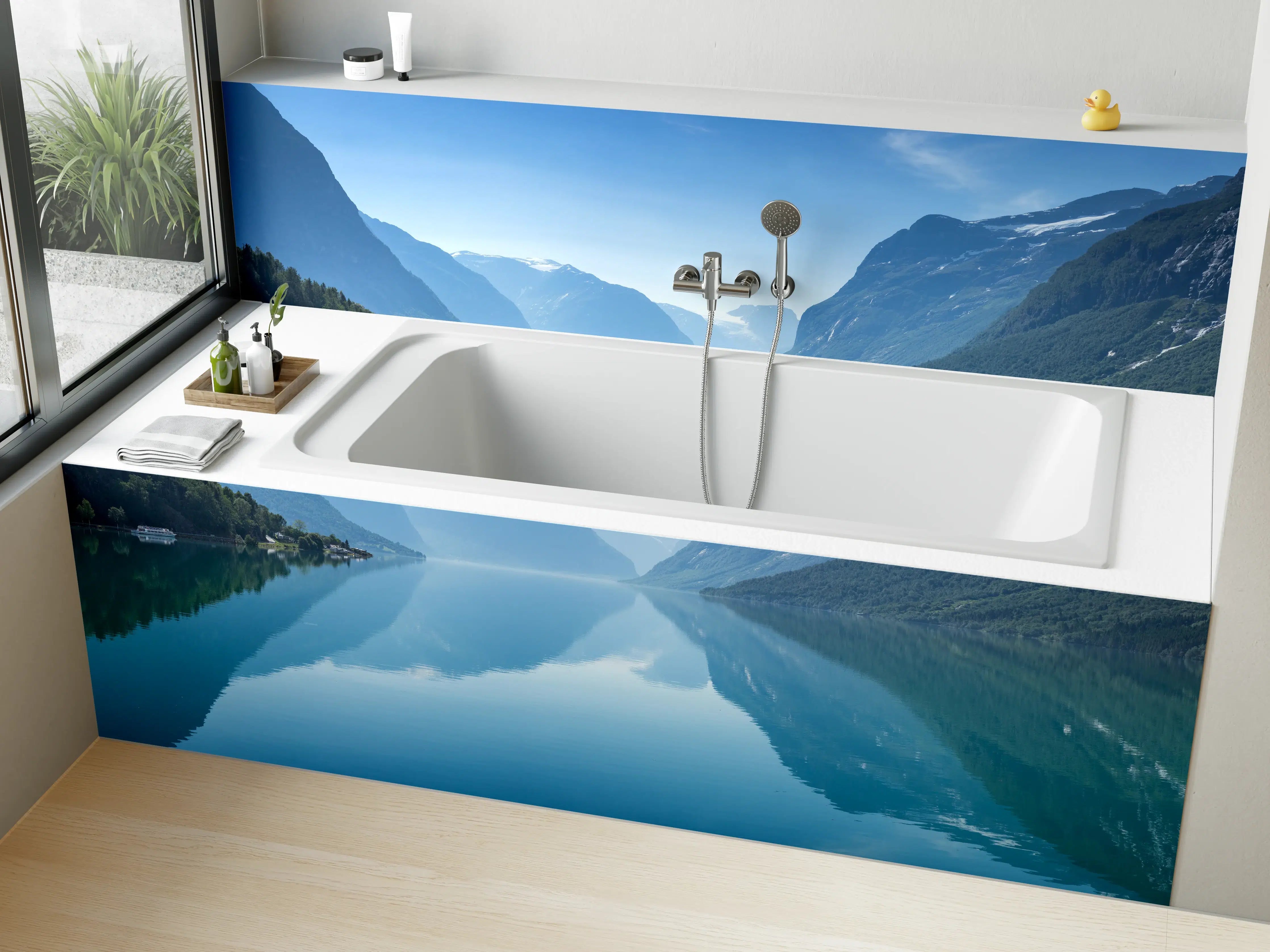 Badewannen-Rückwand - Lovatnet See - Norwegen