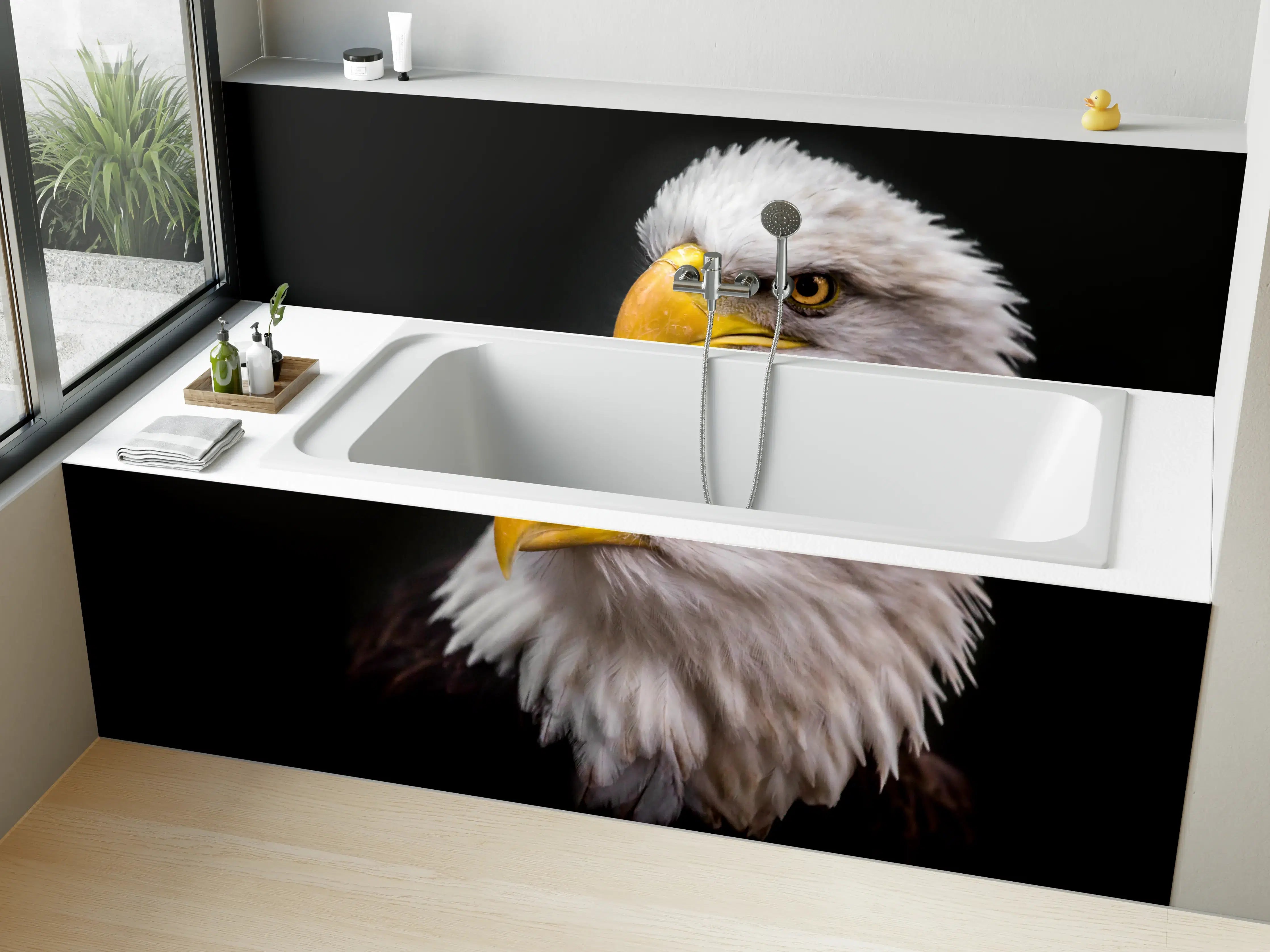 Badewannen-Rückwand - Majestätischer Adler