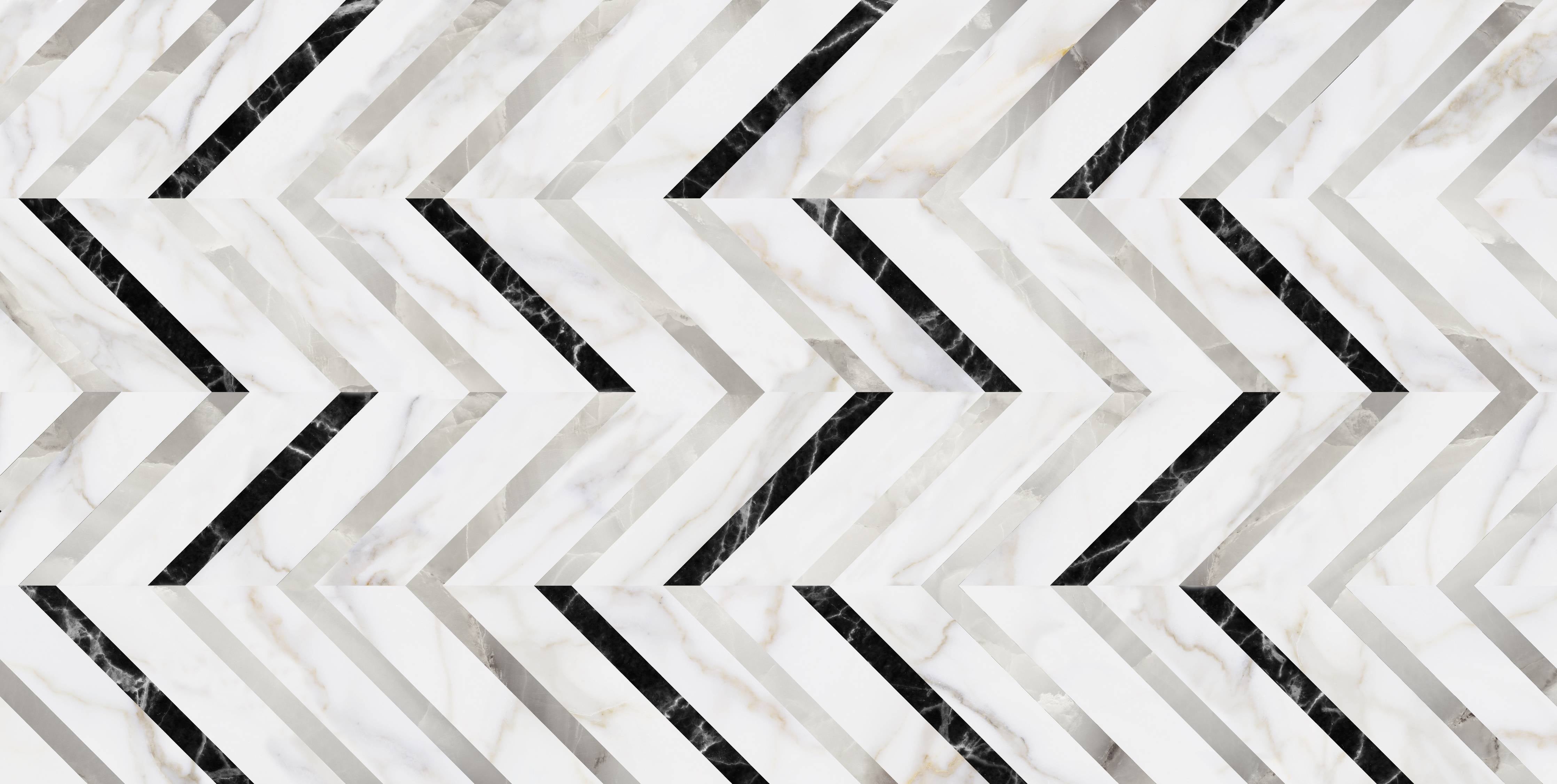 Badewannen-Rückwand-Marmor Fischgrätenmuster