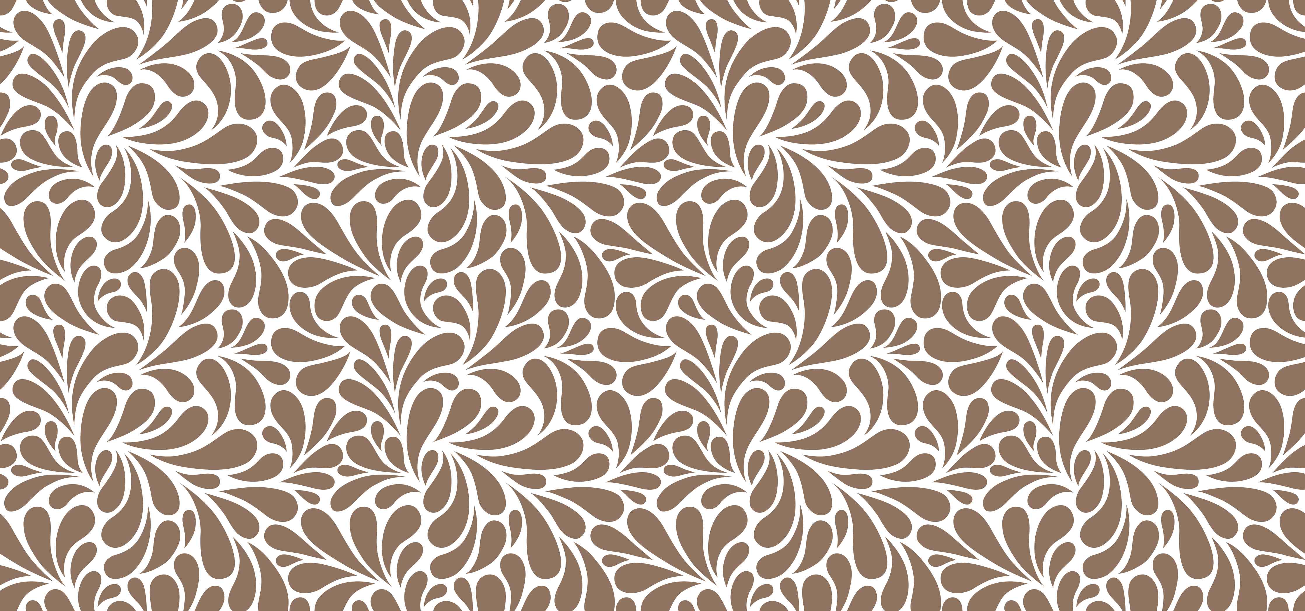 Badewannen-Rückwand-Musterhafte Braun-Weiße Paisleymuster-Textur