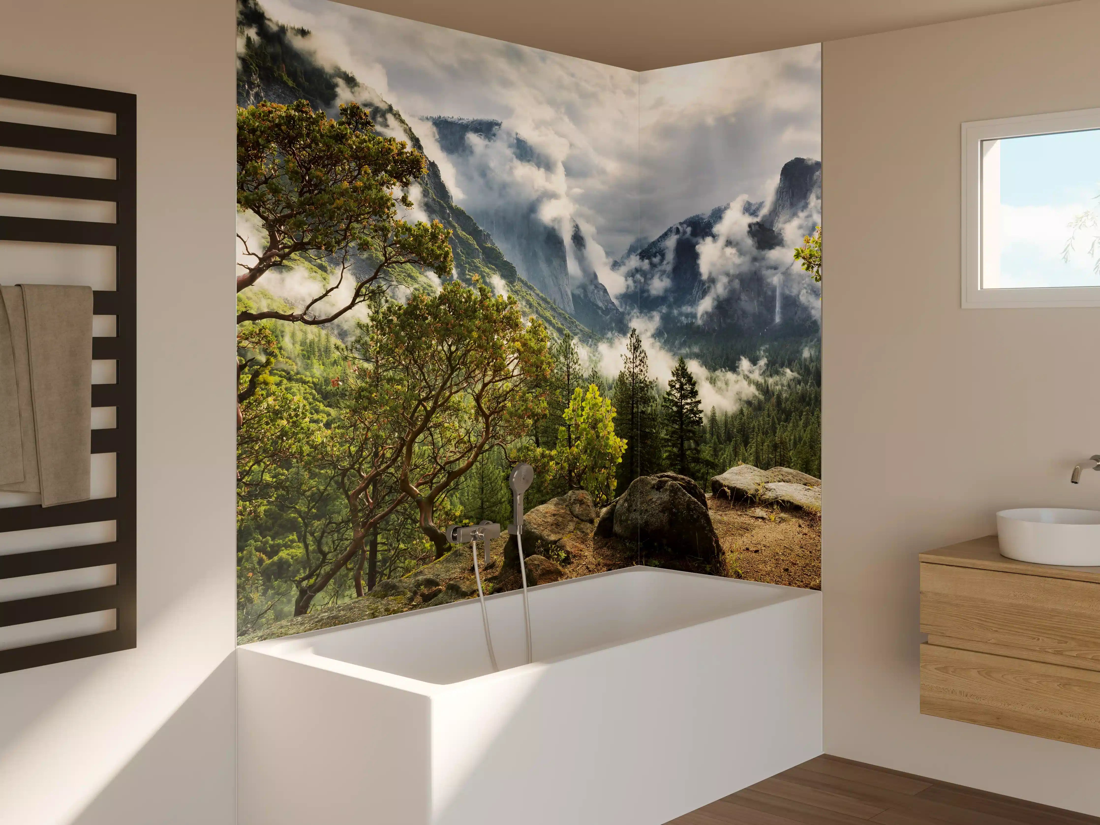 Badewannen-Rückwand - Nationalpark - Kalifornien, USA
