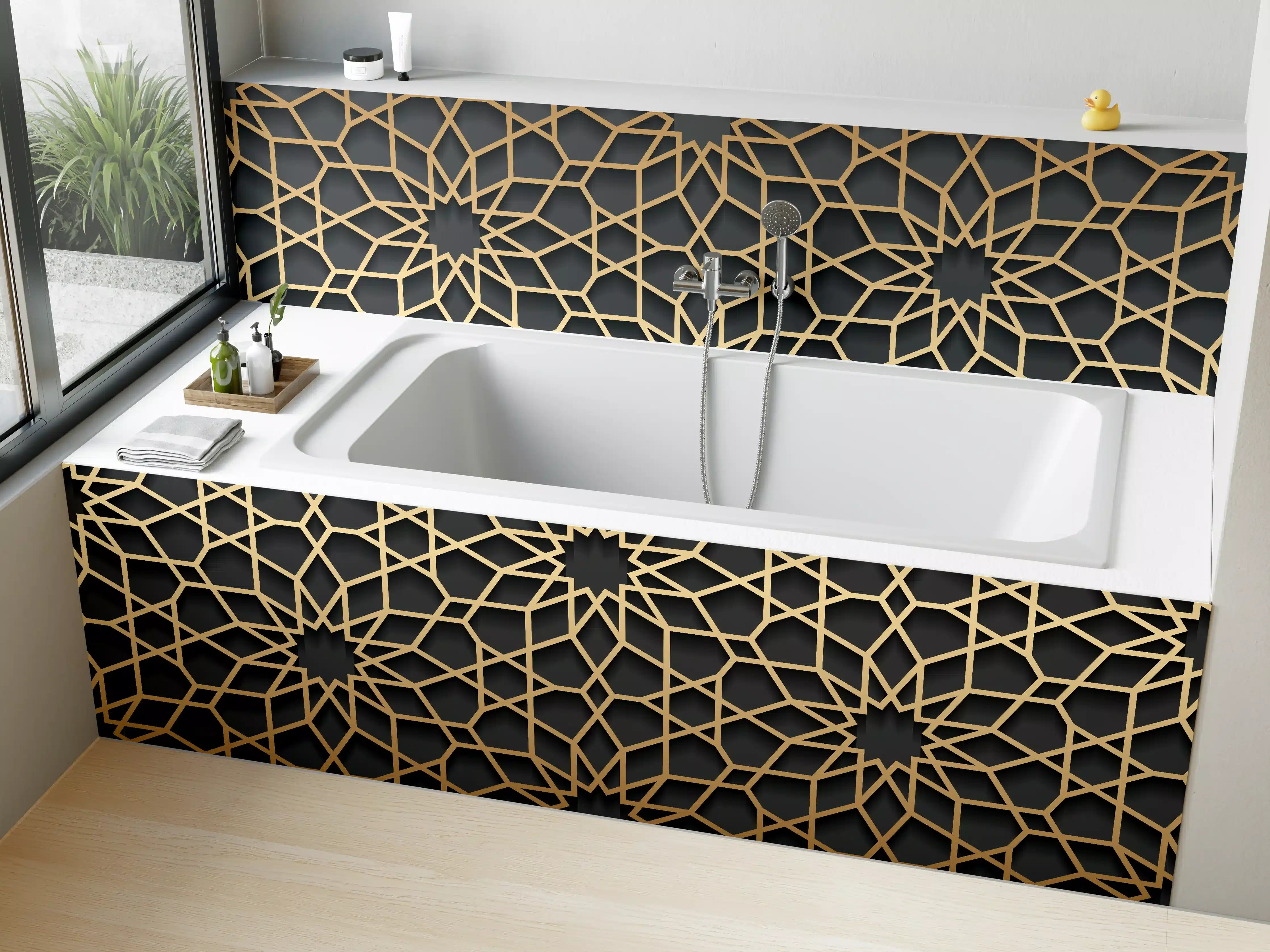 Badewannen-Rückwand - Orientalische Muster