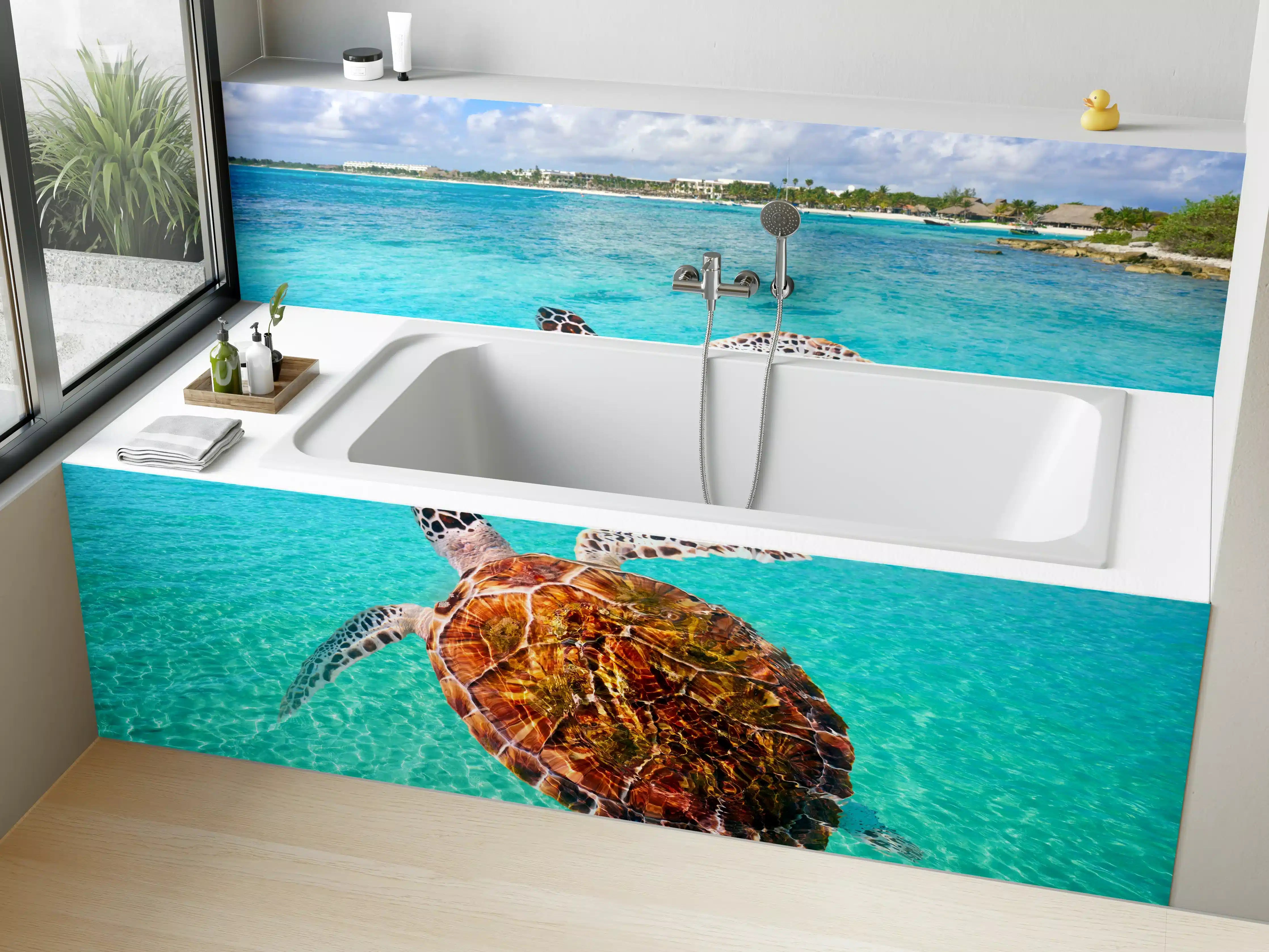 Badewannen-Rückwand - Riviera Maya - Mexico