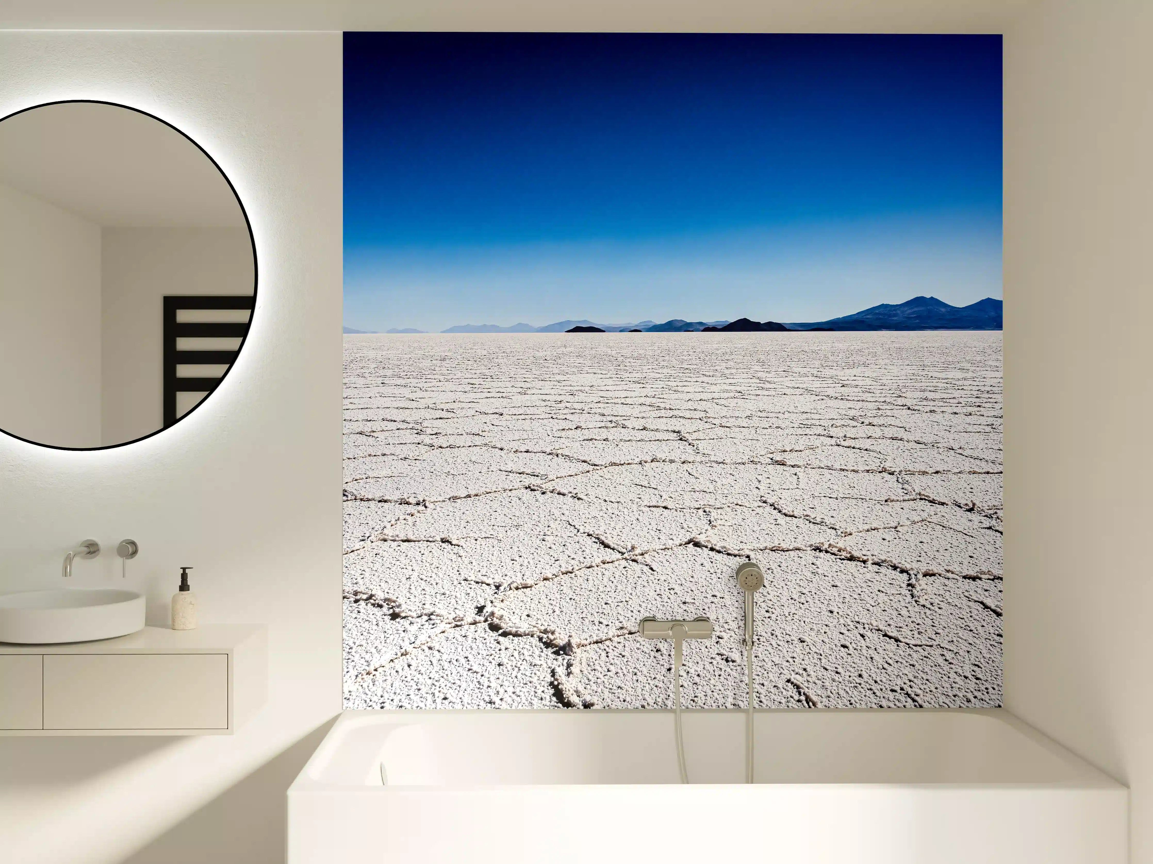 Badewannen-Rückwand - Salar Uyuni Salz Wüste